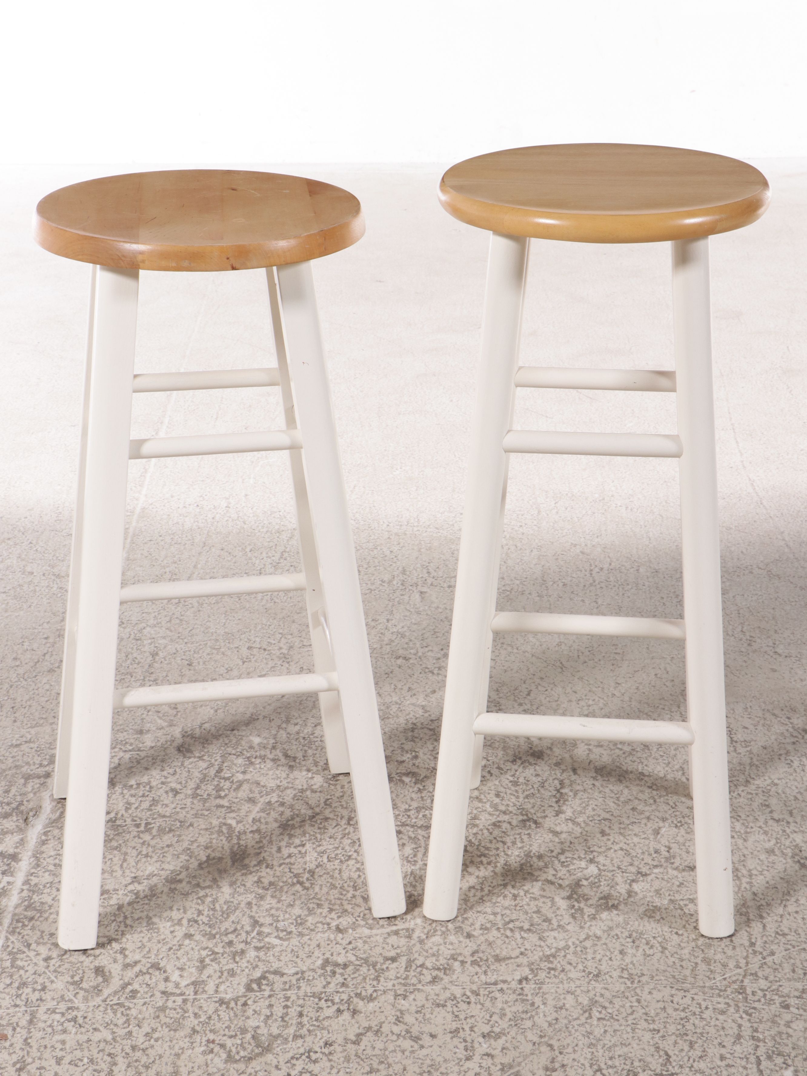 Pair of Winsome Wood Barstools with Granite Top Bar Table