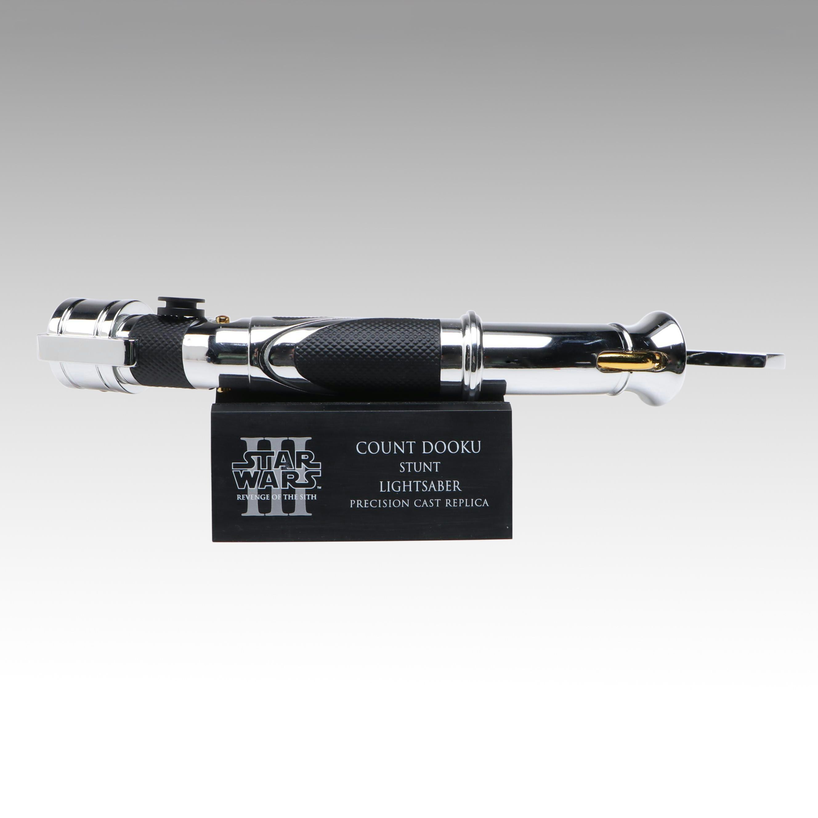 "Star Wars: Revenge of the Sith" Count Dooku Stunt Lightsaber Replica