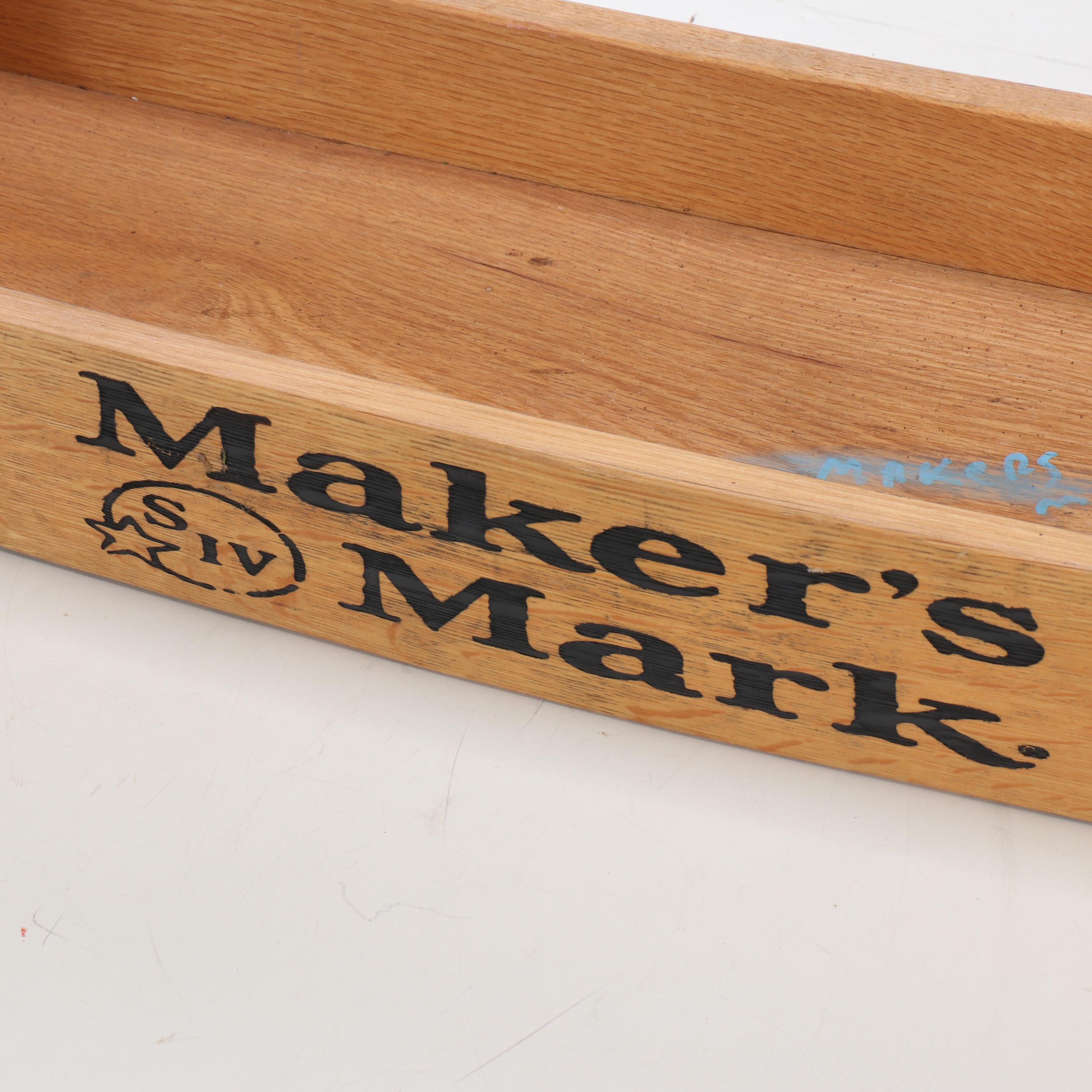 Maker's Mark The Barrel Market Wood Stave Shelf