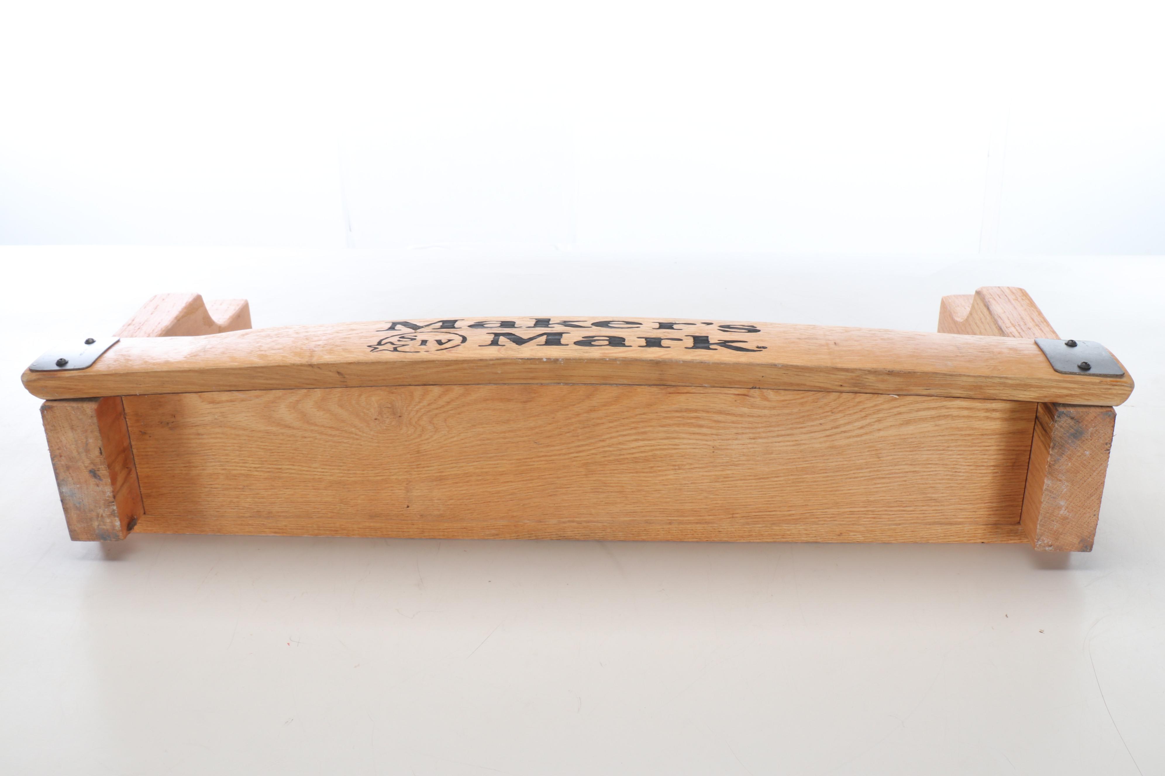 Maker's Mark The Barrel Market Wood Stave Shelf