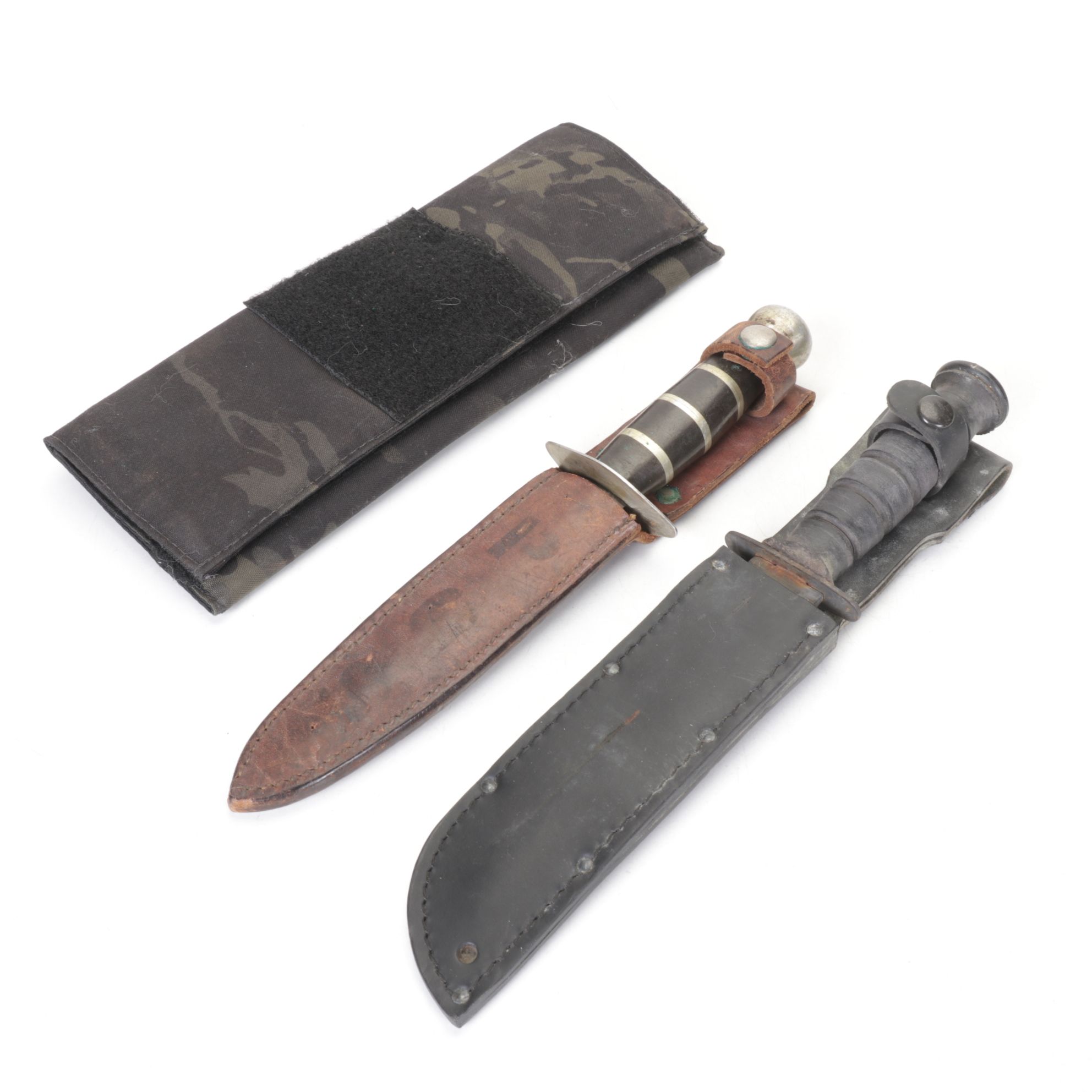 Six Fixed Blade Knives, Mid to Late 20th Century