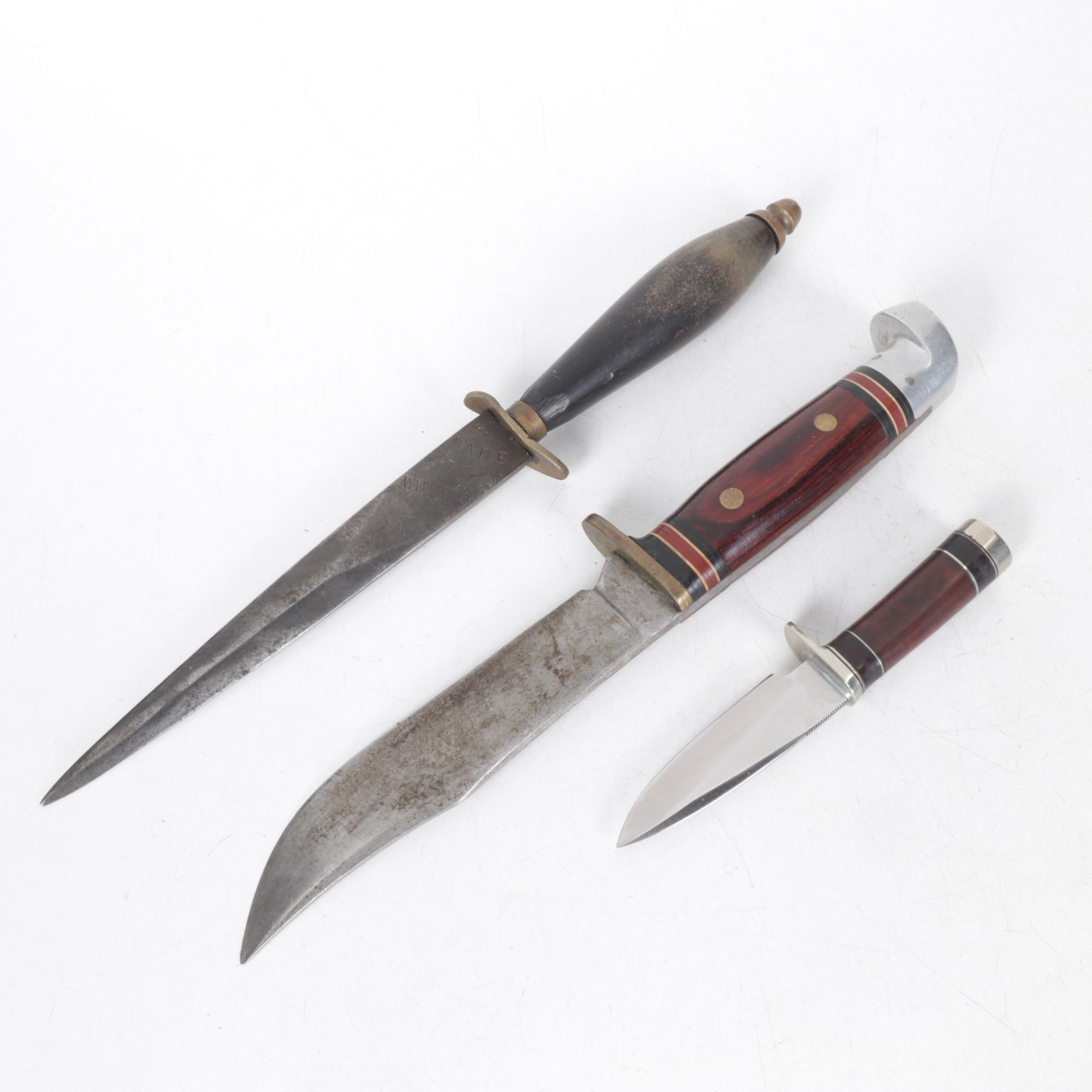 Six Fixed Blade Knives, Mid to Late 20th Century