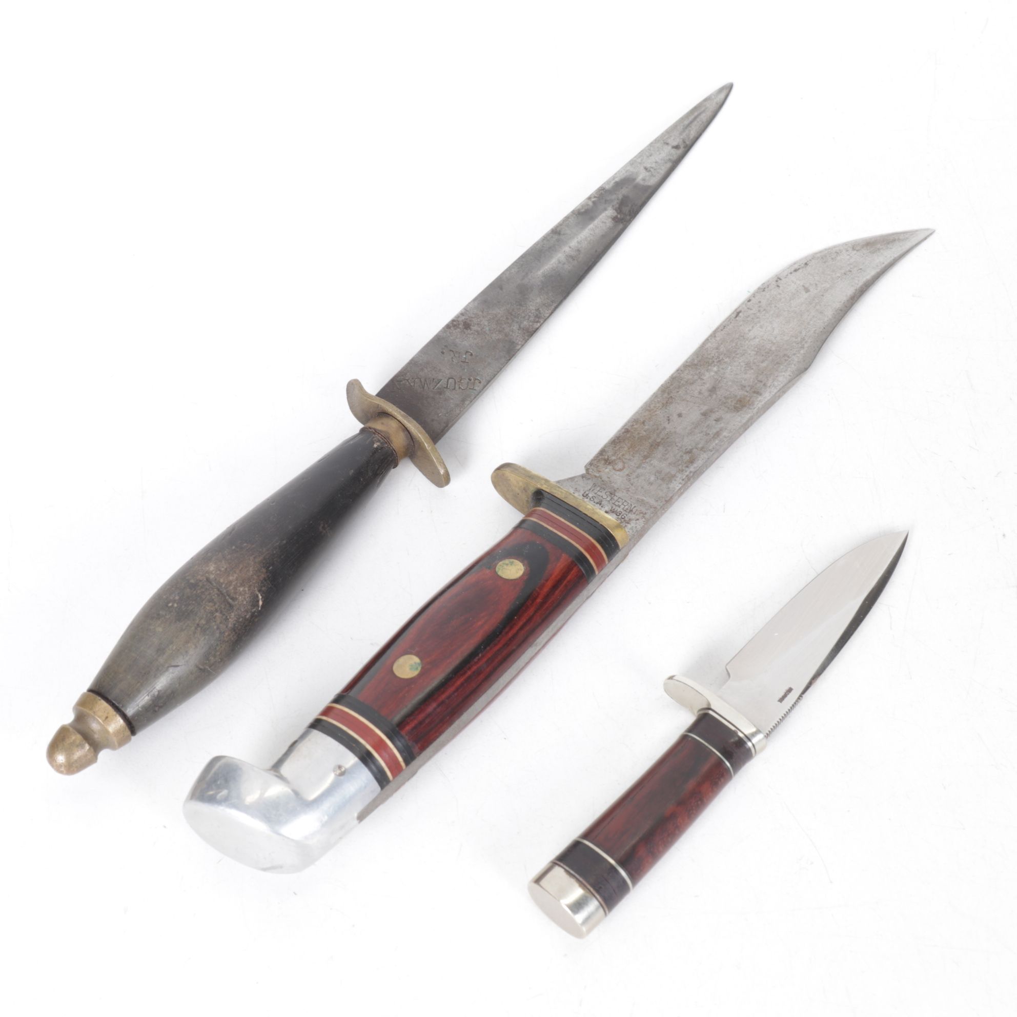 Six Fixed Blade Knives, Mid to Late 20th Century