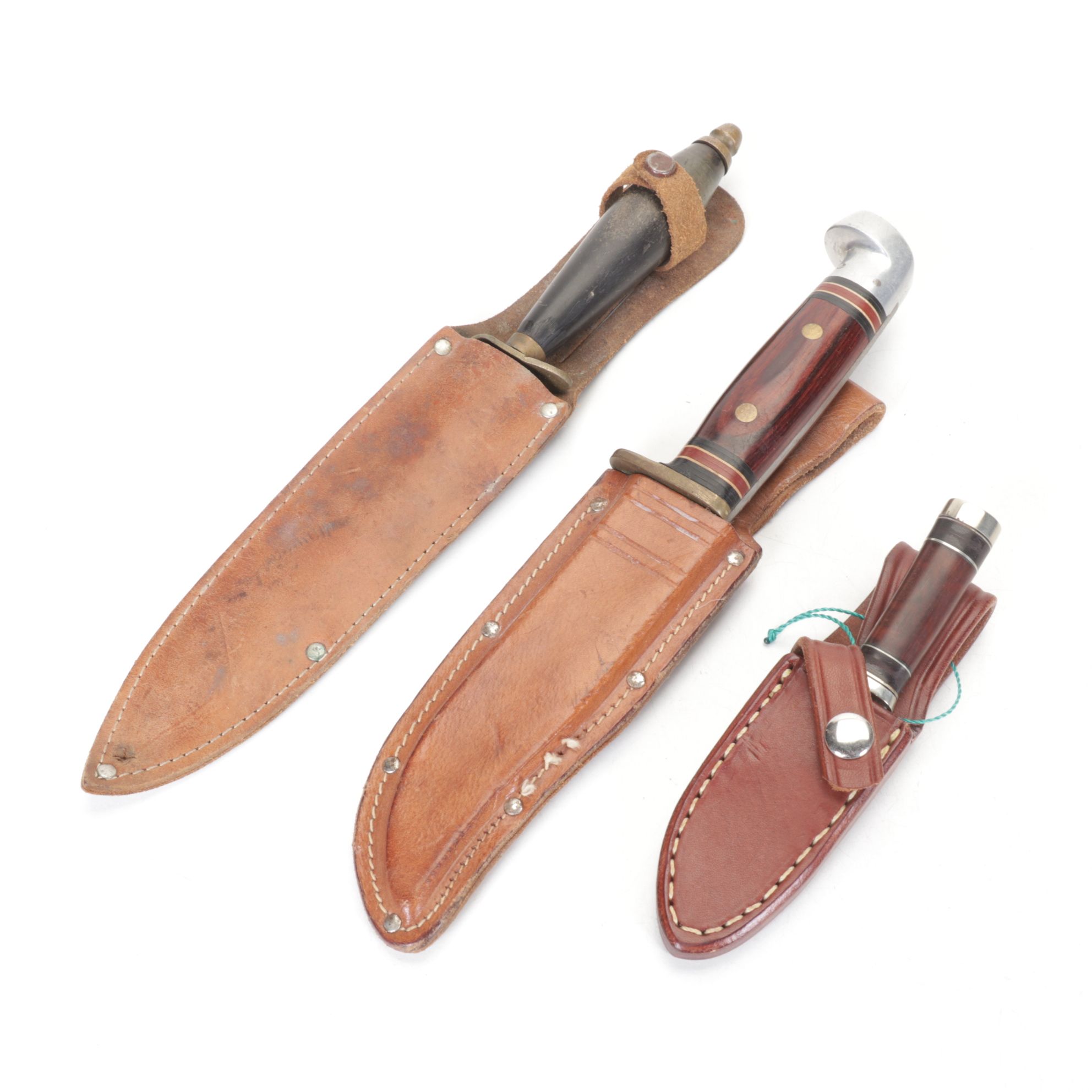 Six Fixed Blade Knives, Mid to Late 20th Century