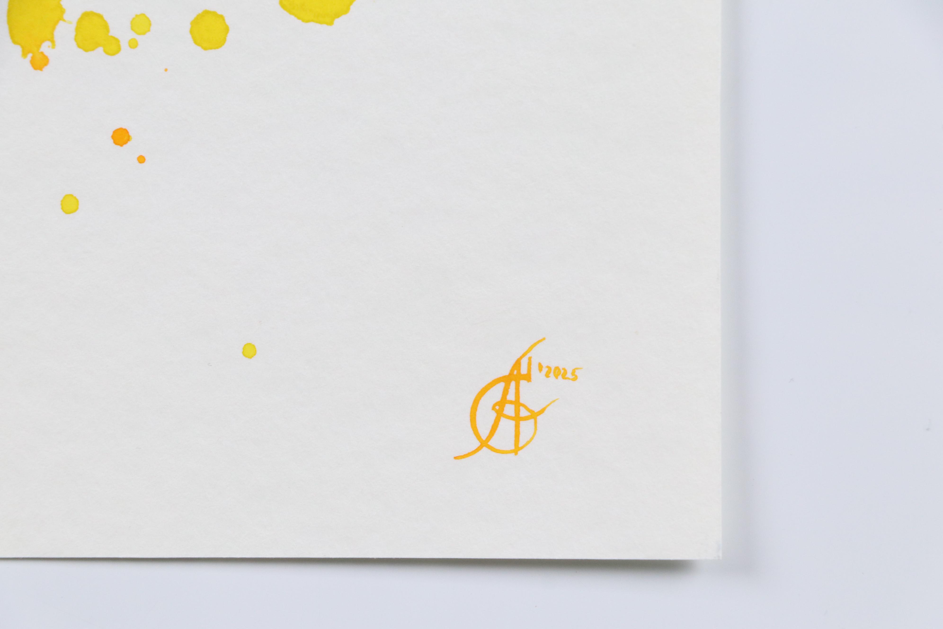 Alyona Glushchenko Watercolor Painting of Bee, 2025