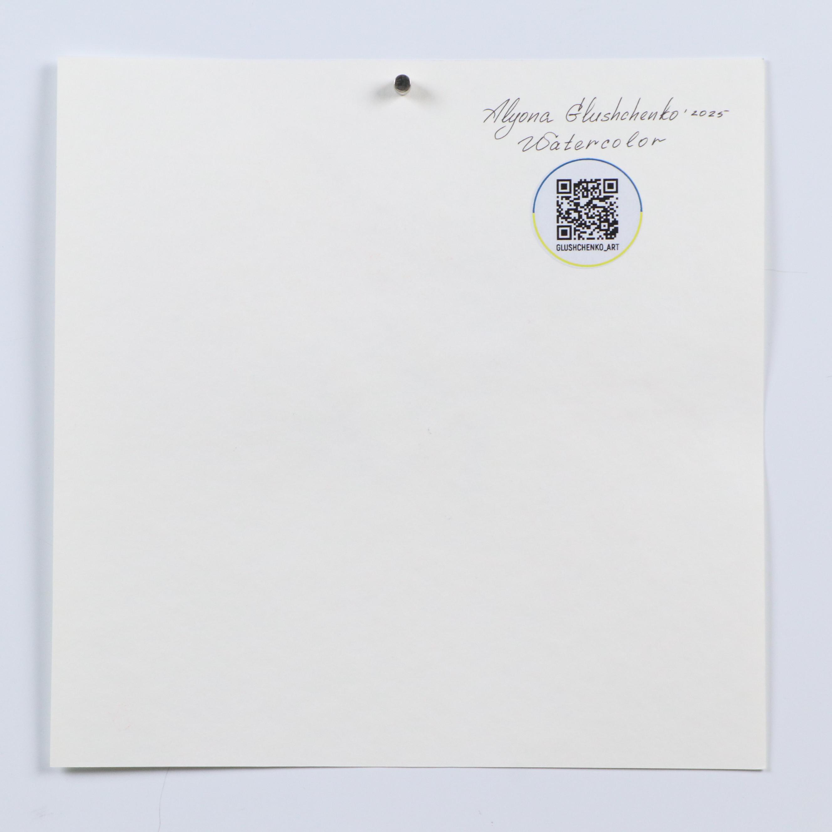 Alyona Glushchenko Watercolor Painting of Bee, 2025