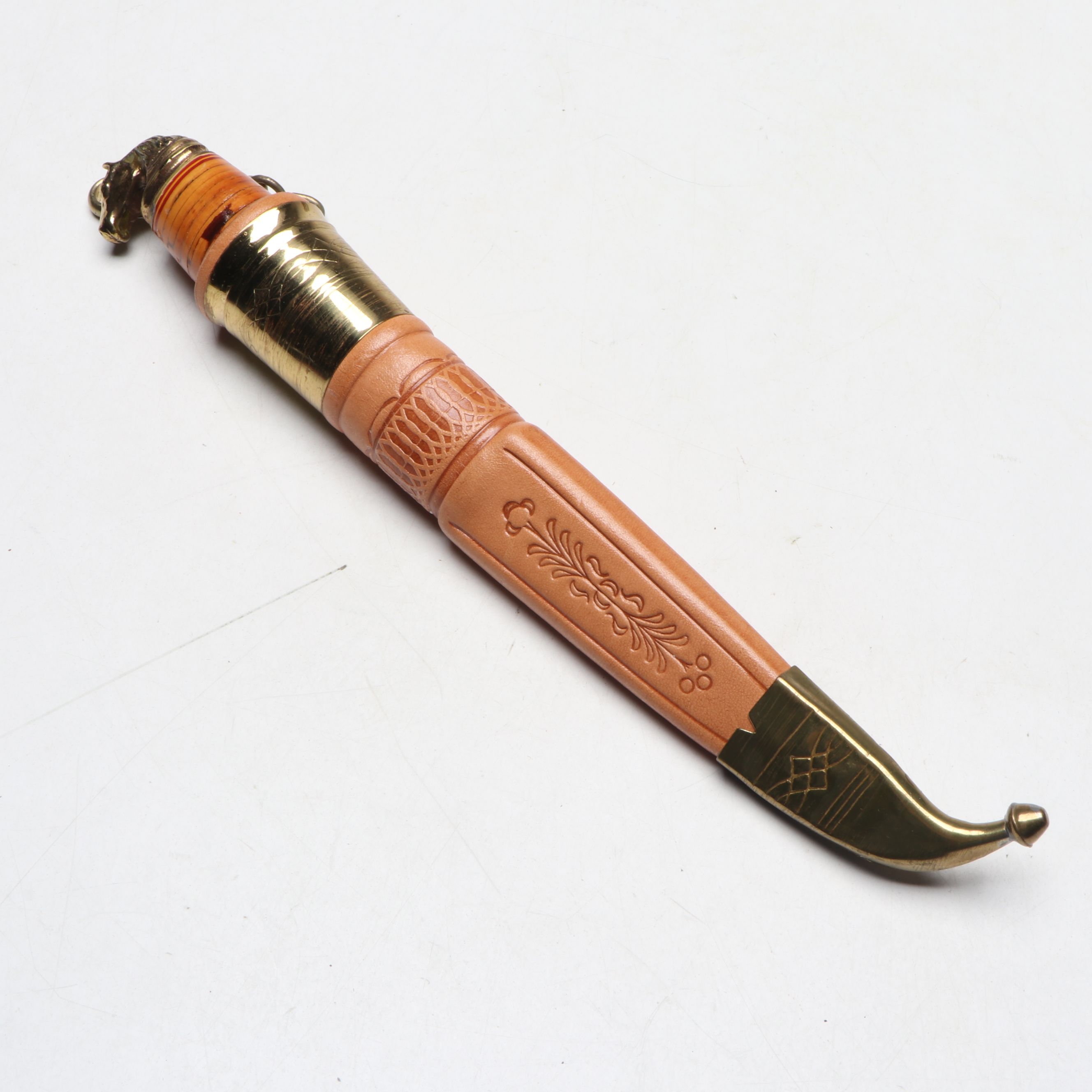 Sterling Silver Grape Shears, Christian Dior Box with Finnish and Other Knives