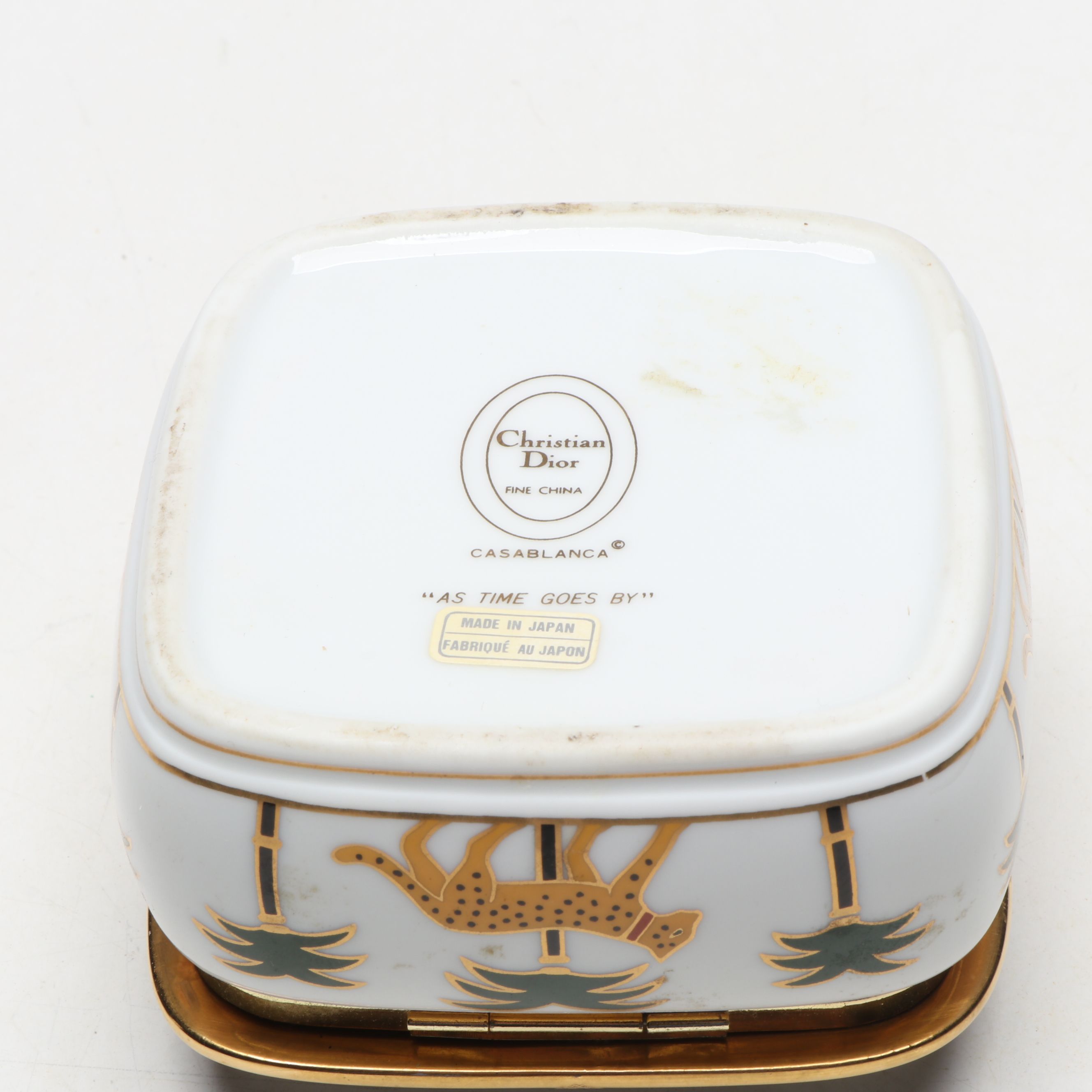 Sterling Silver Grape Shears, Christian Dior Box with Finnish and Other Knives