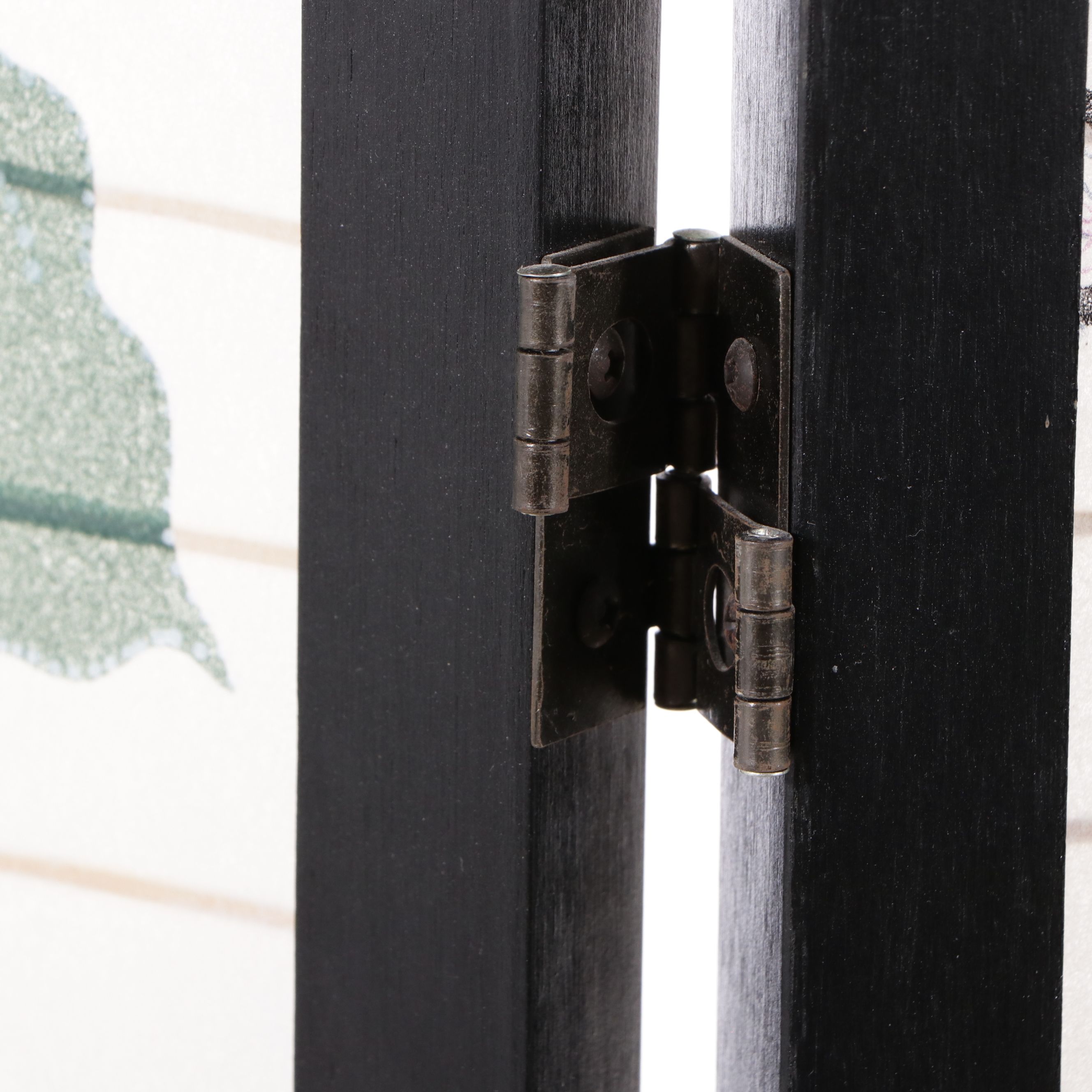 Japanese Style Three-Panel Rice Paper Screen