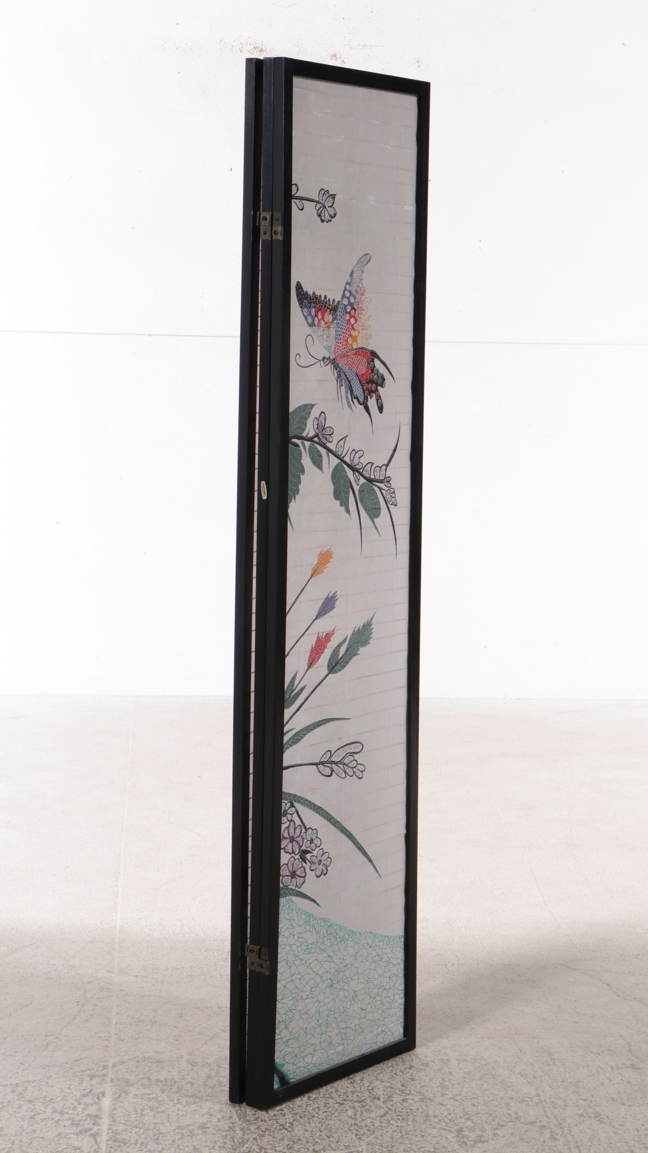 Japanese Style Three-Panel Rice Paper Screen