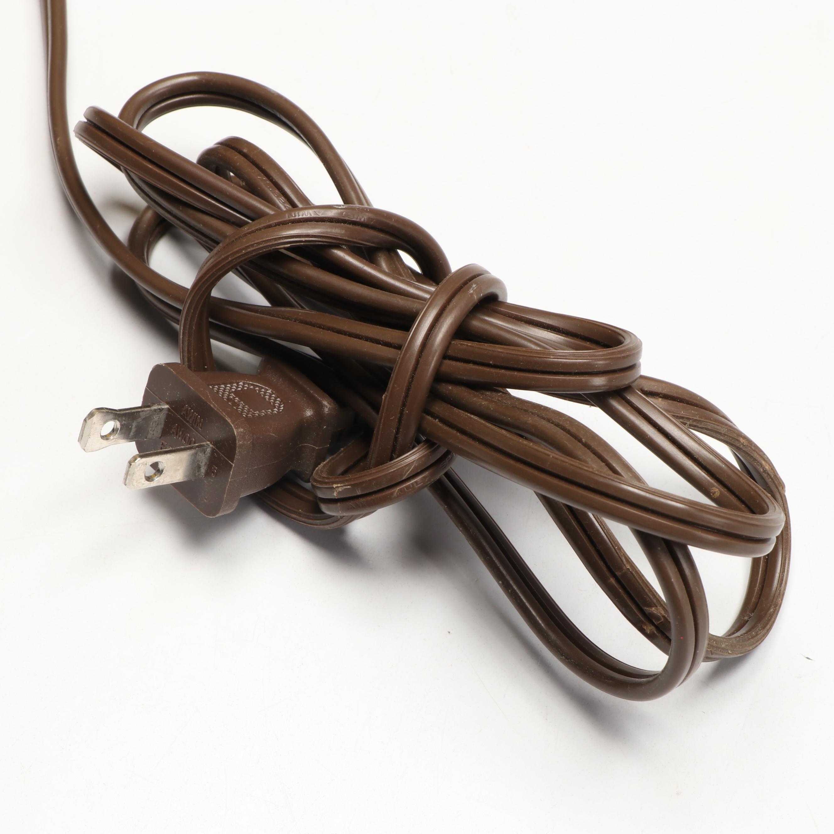 Chinoiserie Yellow Porcelain "Cambridge "Canister & "Maggie" Urn Table Lamps