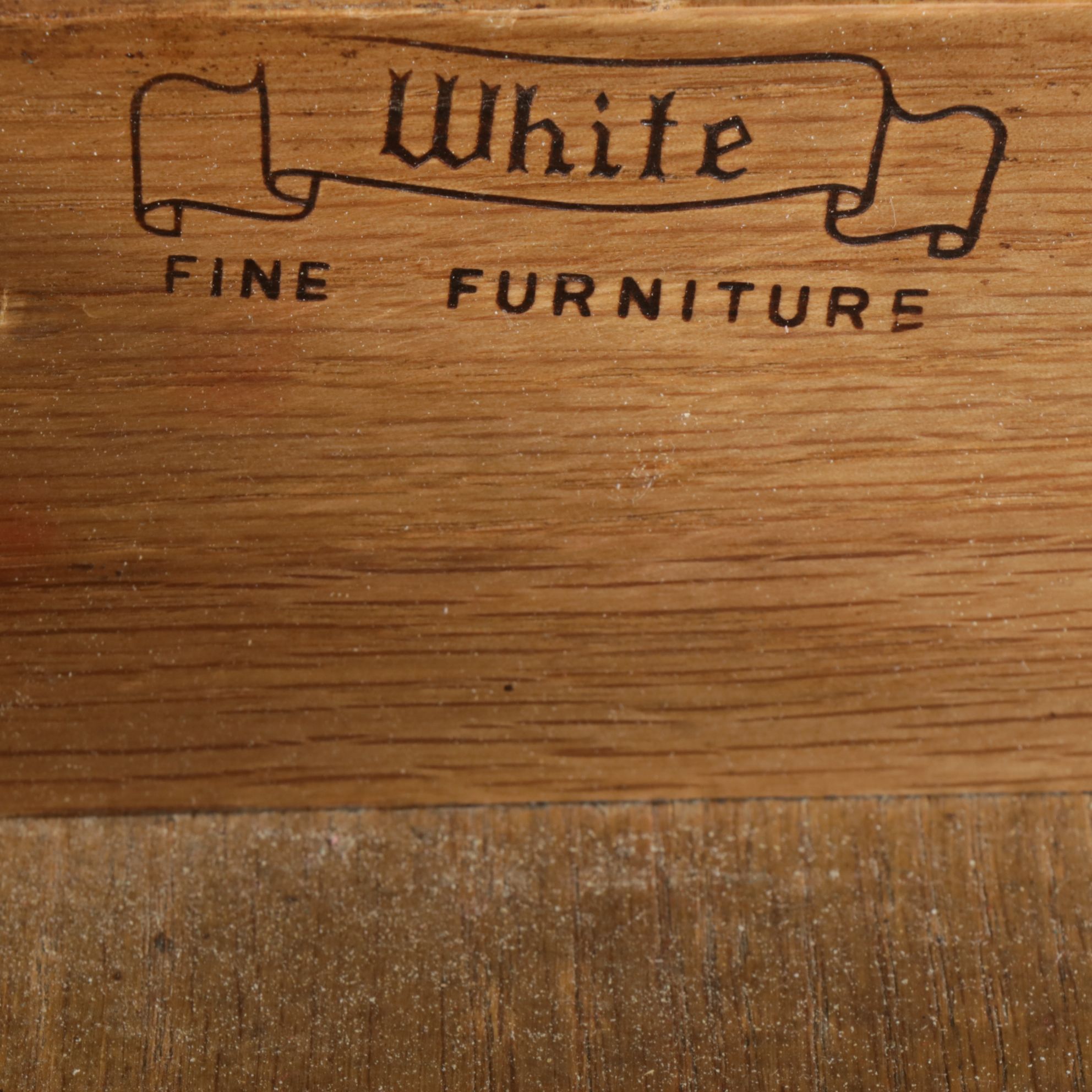 White Furniture French Provincial Style Walnut Nightstands, Pair