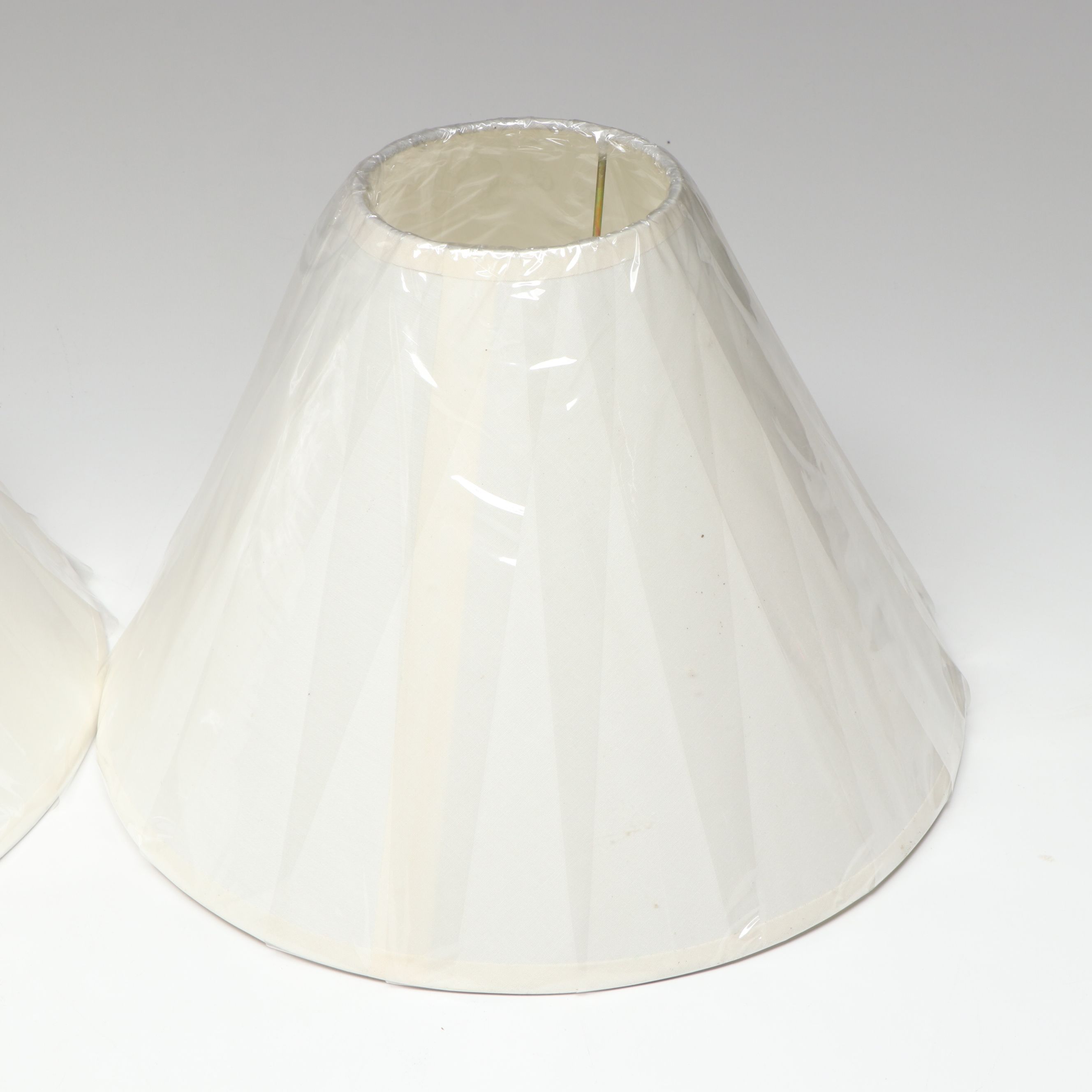 Cutwork Pierced Floral Cotton Shade and Pair of Uno Shades