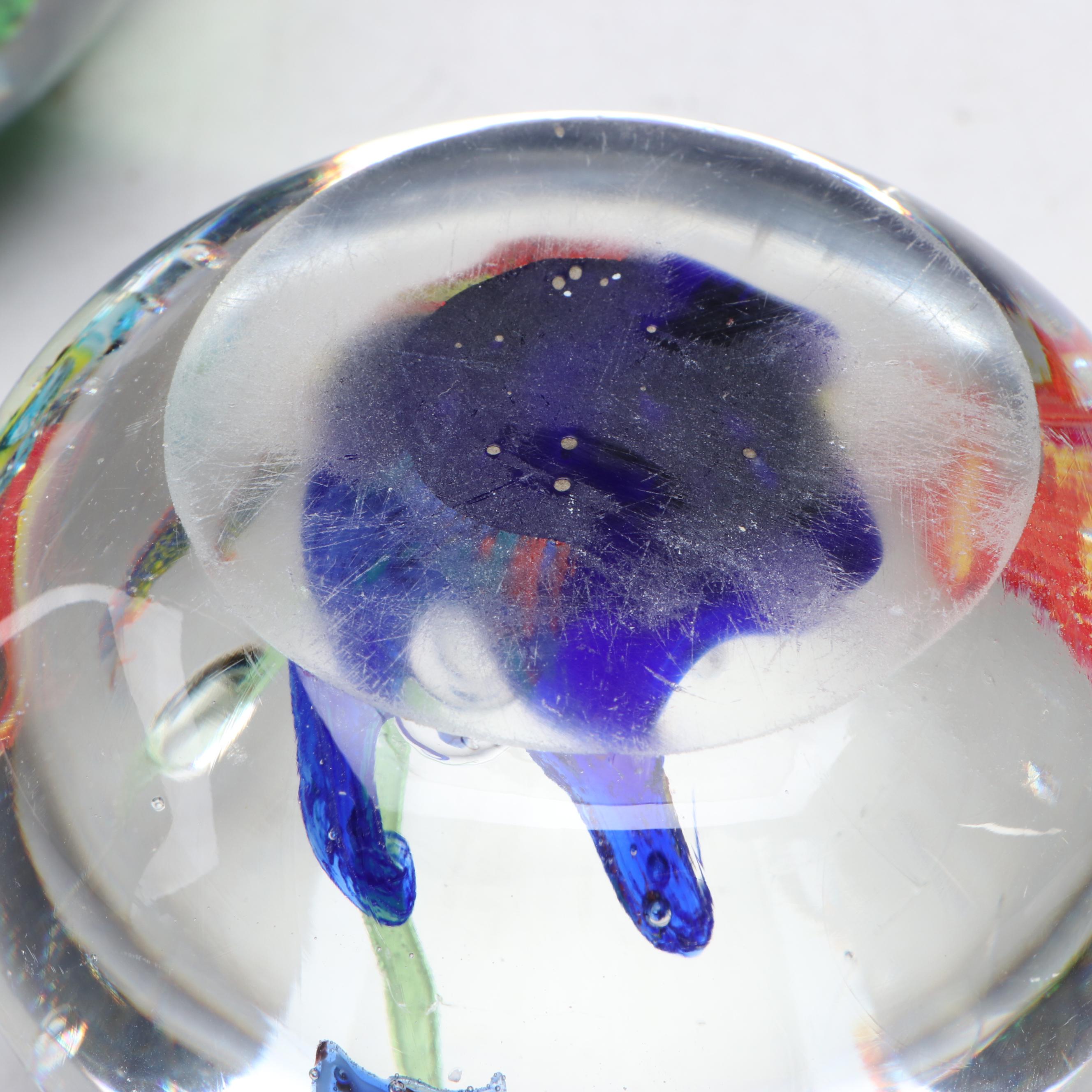 Zimmerman Art Glass with Other Paperweights and Bird Figurines