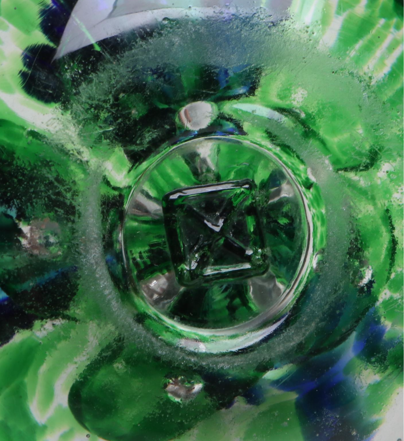 Zimmerman Art Glass with Other Paperweights and Bird Figurines