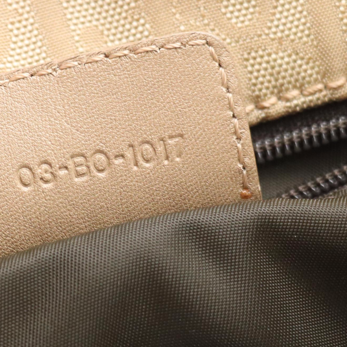 Christian Dior Lovely Tote in Champagne Trotter Canvas and Leather