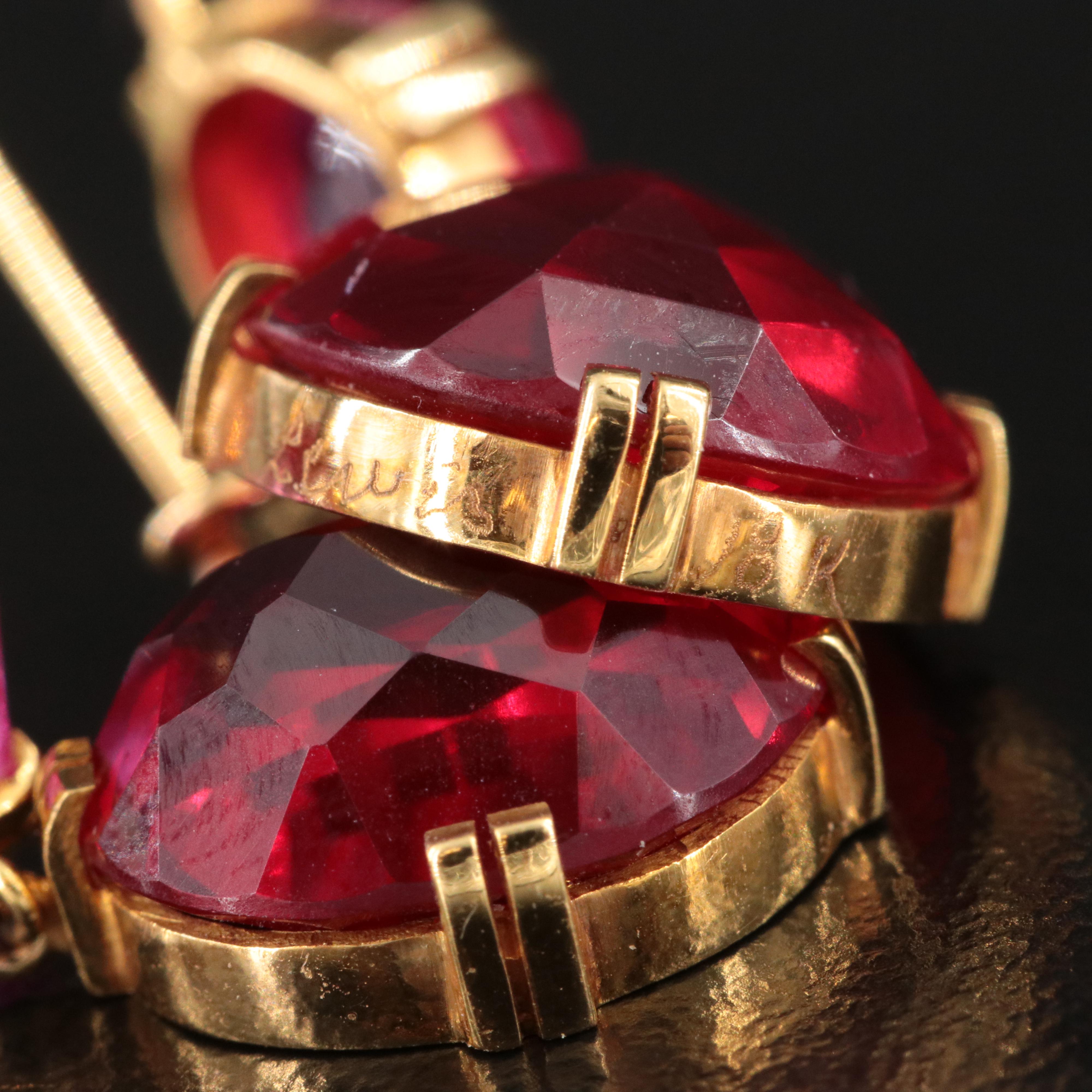 Renee Lewis 18K Ruby Earrings