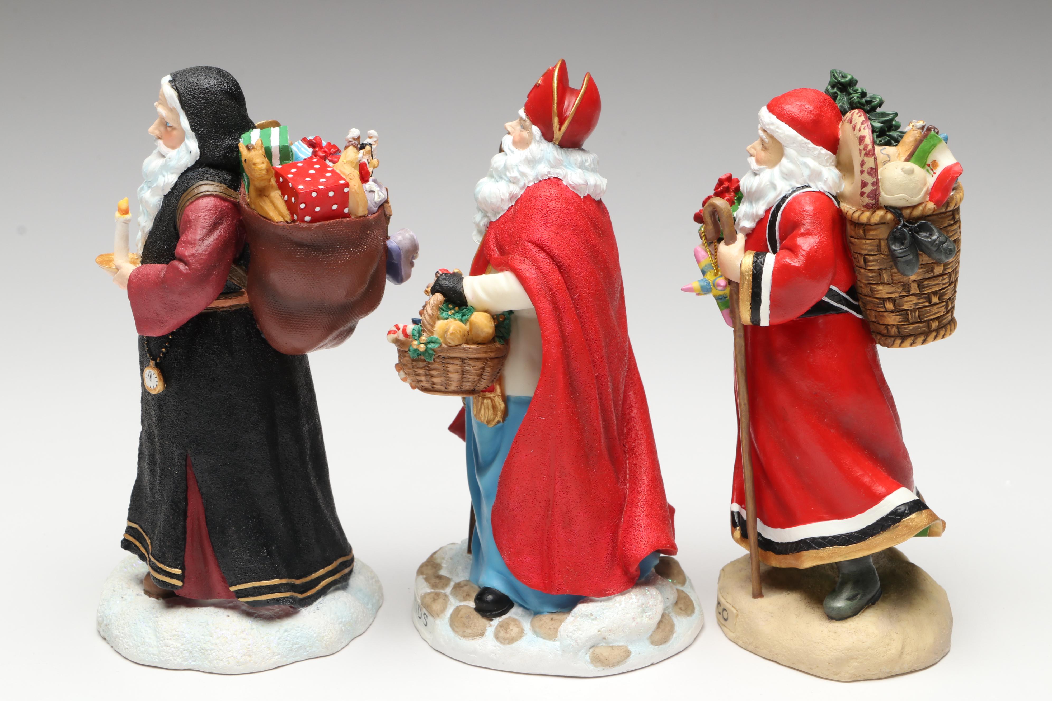 Pipka "Netherlands," Mexico" and Other Santa Figurine and Ornament