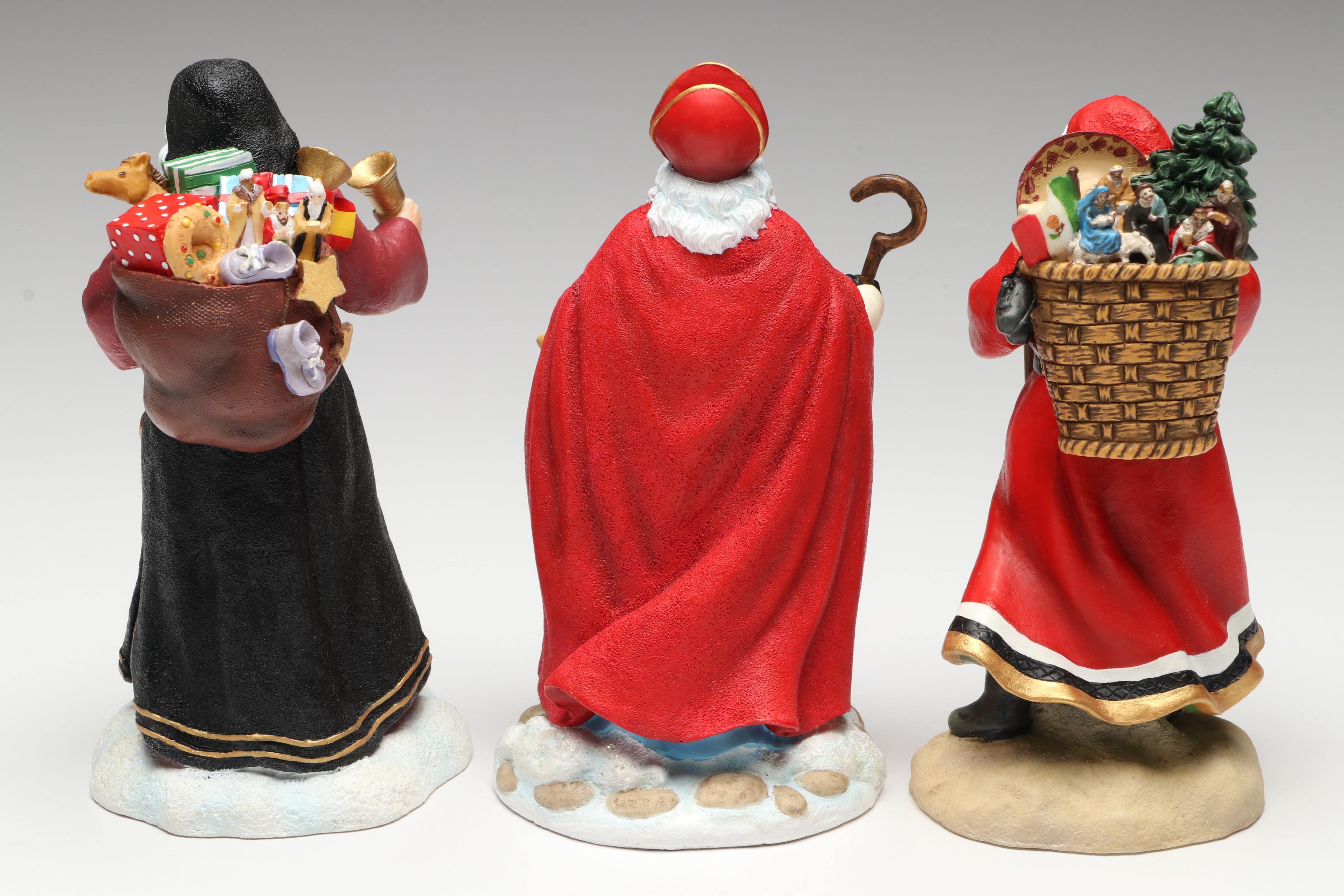 Pipka "Netherlands," Mexico" and Other Santa Figurine and Ornament