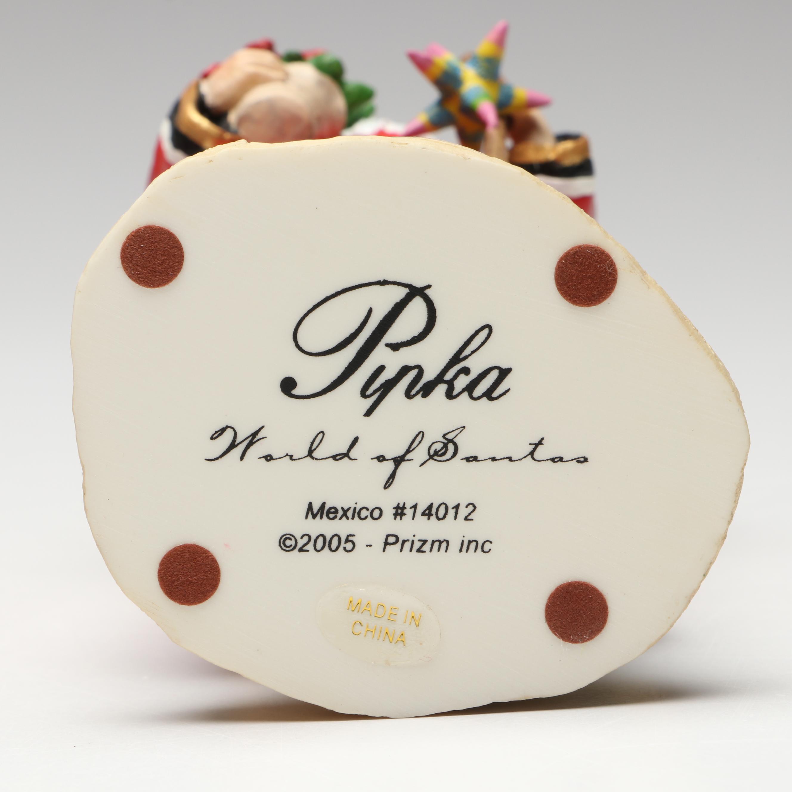 Pipka "Netherlands," Mexico" and Other Santa Figurine and Ornament