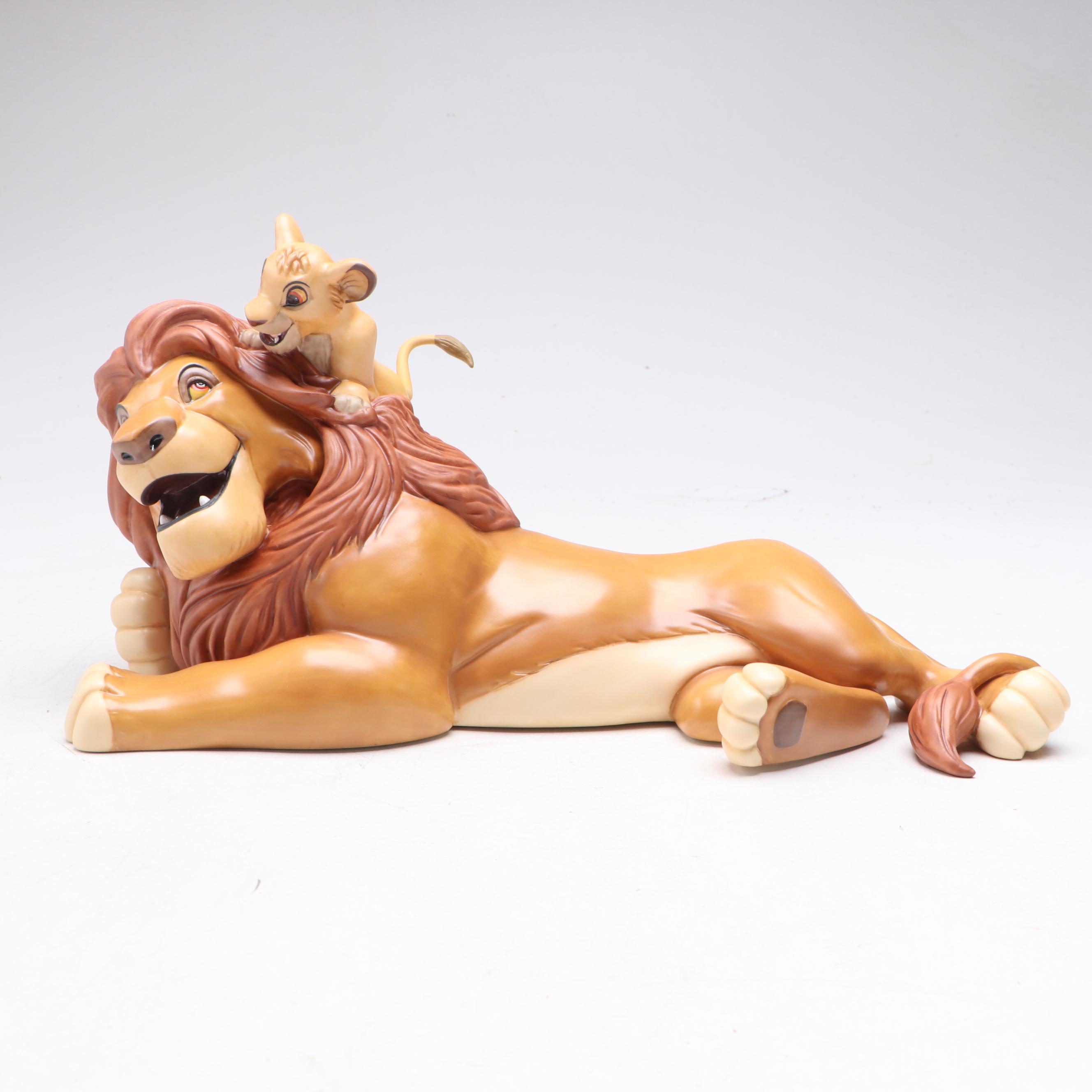 Walt Disney Classics Collection "Pals Forever" Simba and Mufasa Figurine