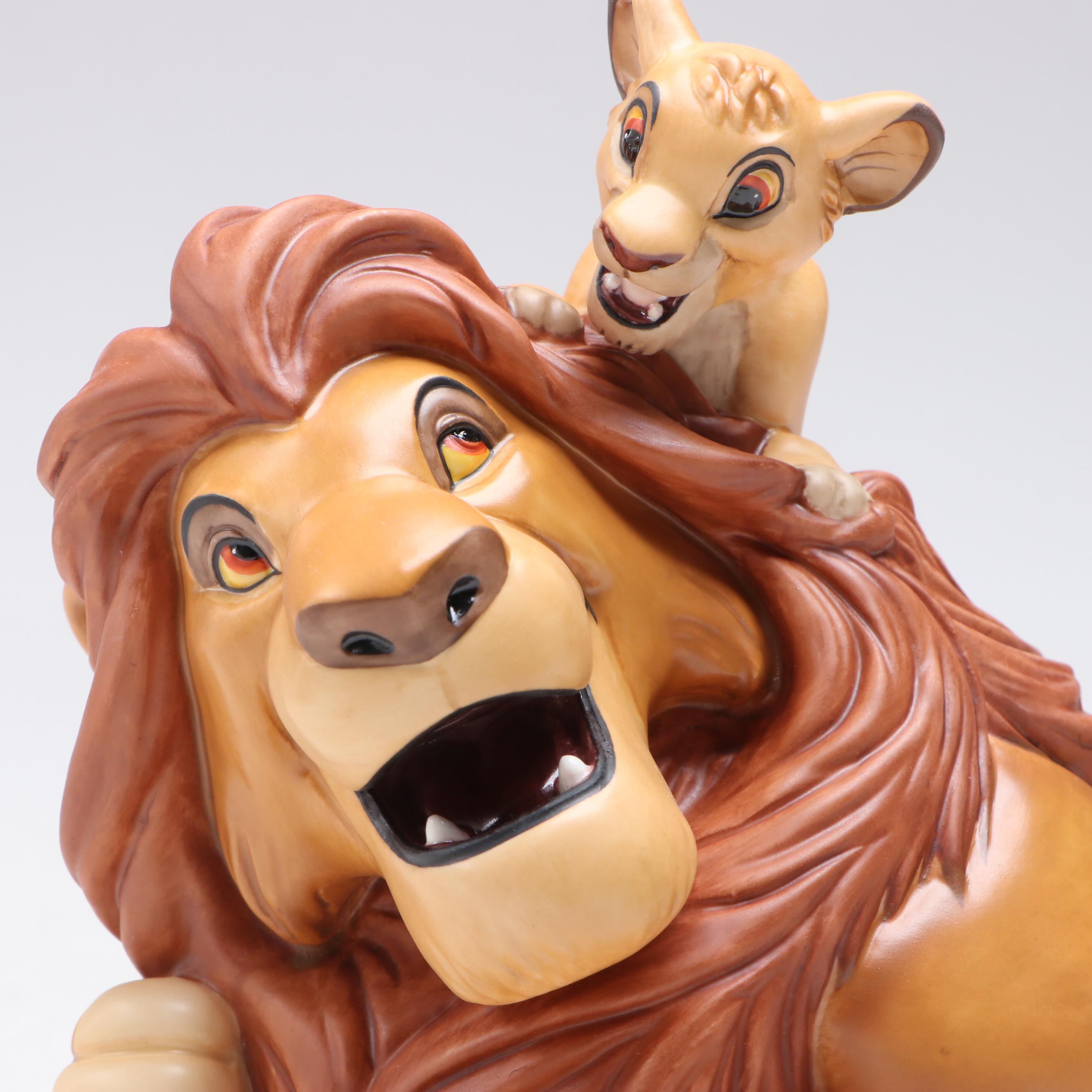 Walt Disney Classics Collection "Pals Forever" Simba and Mufasa Figurine