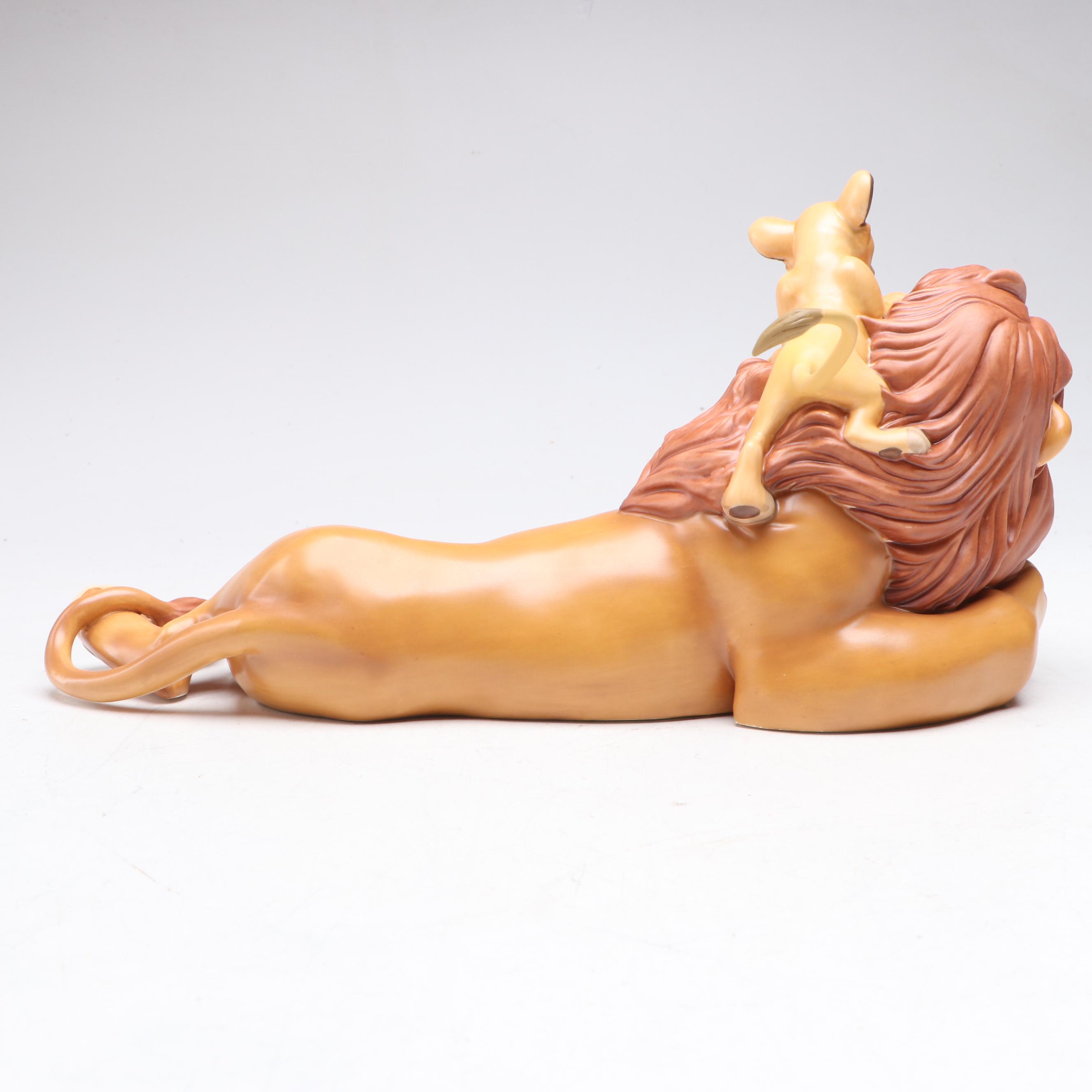 Walt Disney Classics Collection "Pals Forever" Simba and Mufasa Figurine