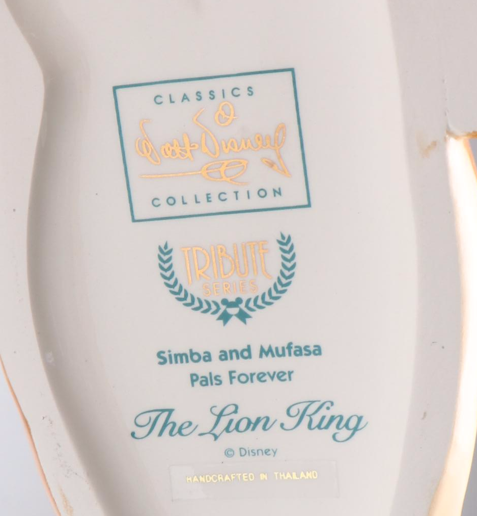 Walt Disney Classics Collection "Pals Forever" Simba and Mufasa Figurine
