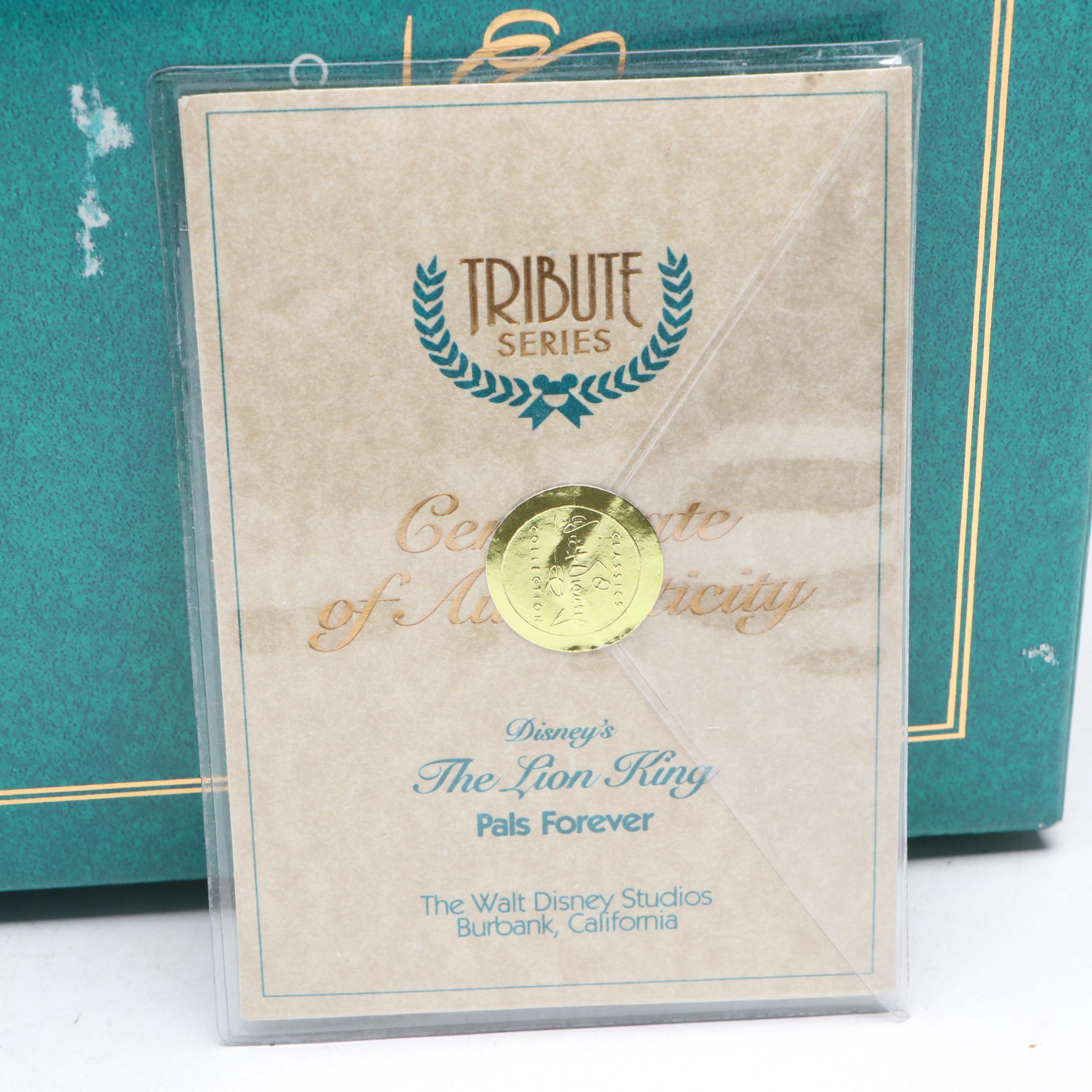 Walt Disney Classics Collection "Pals Forever" Simba and Mufasa Figurine