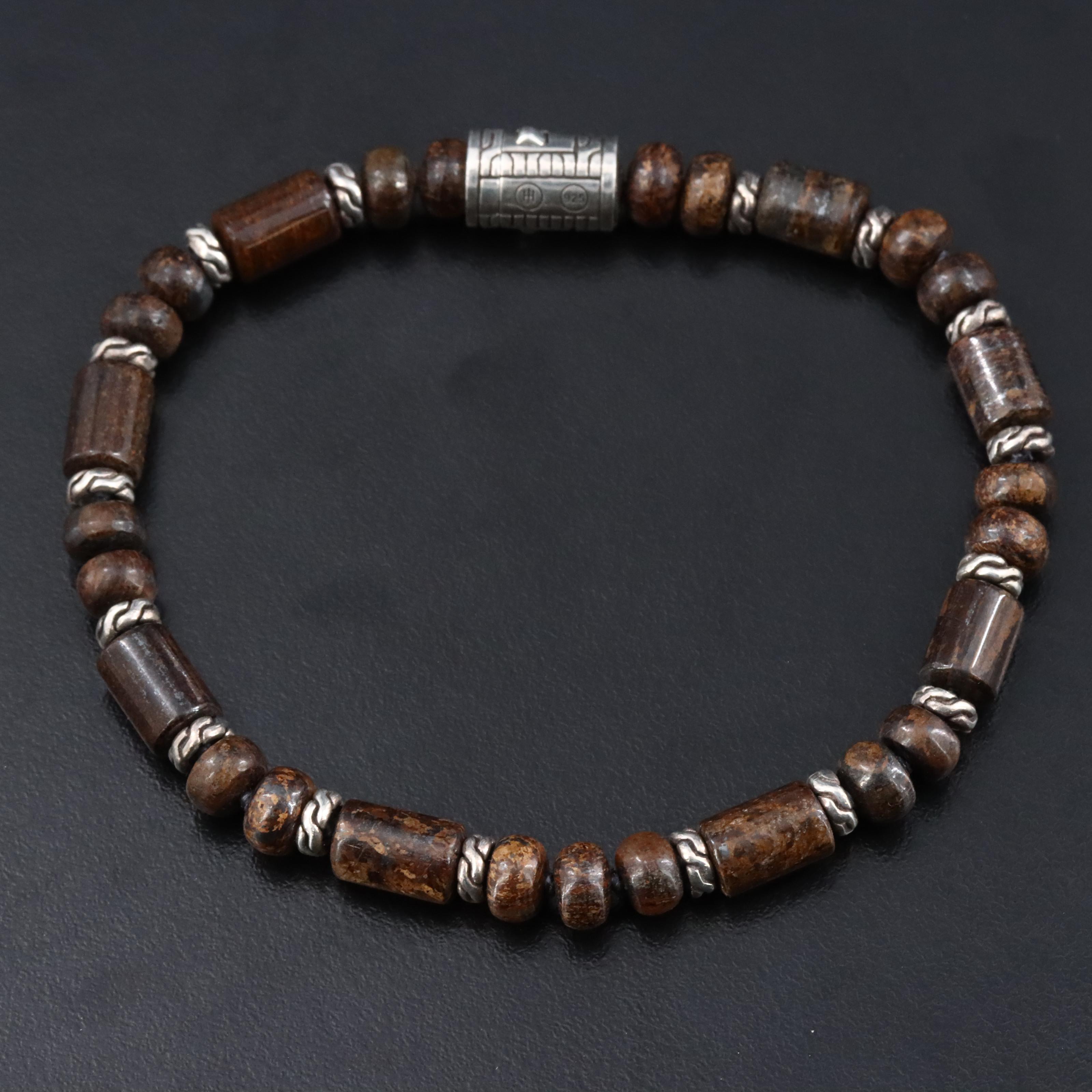 John Hardy Sterling Classic Chain Bead Bracelet