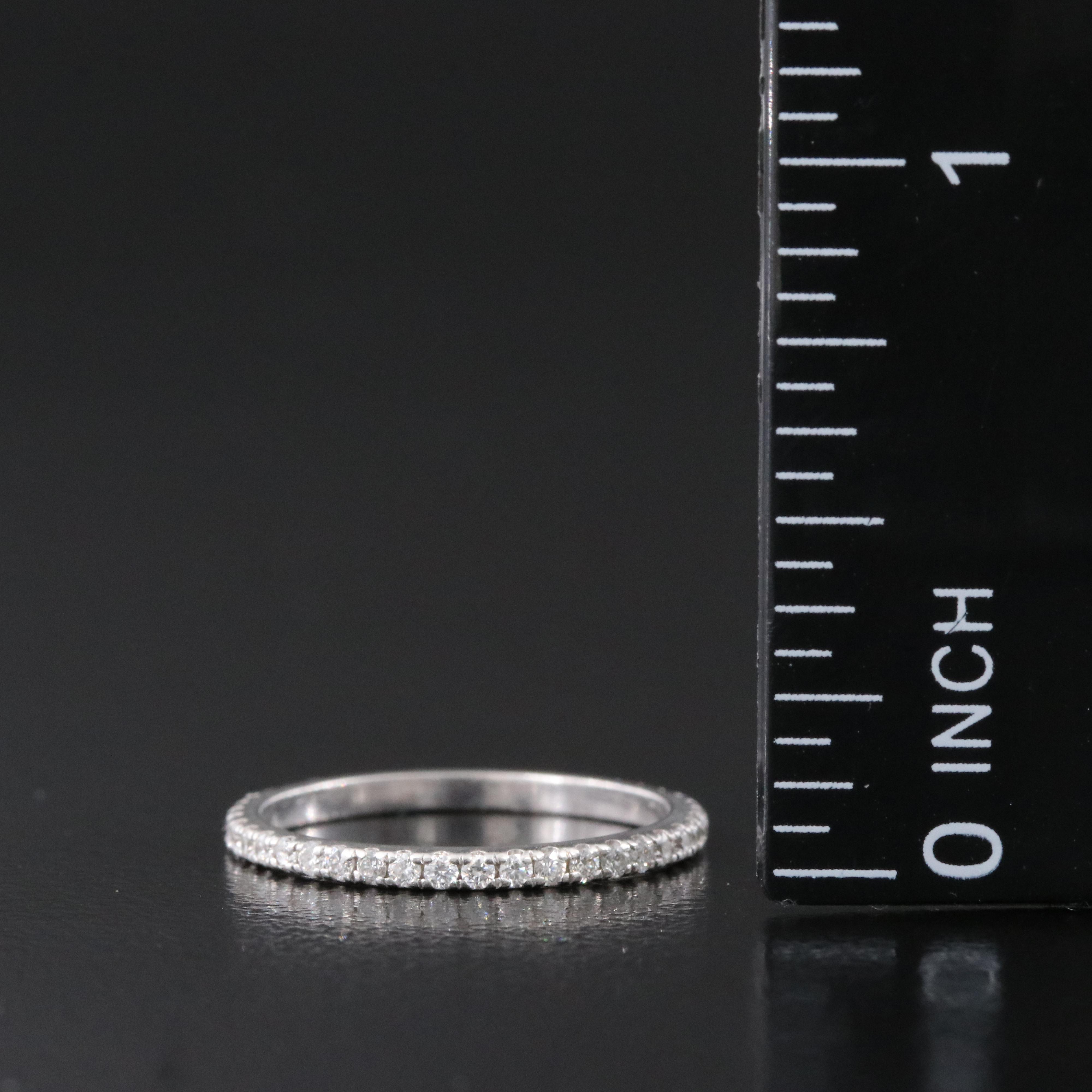 Platinum 0.34 CTW Diamond Eternity Band