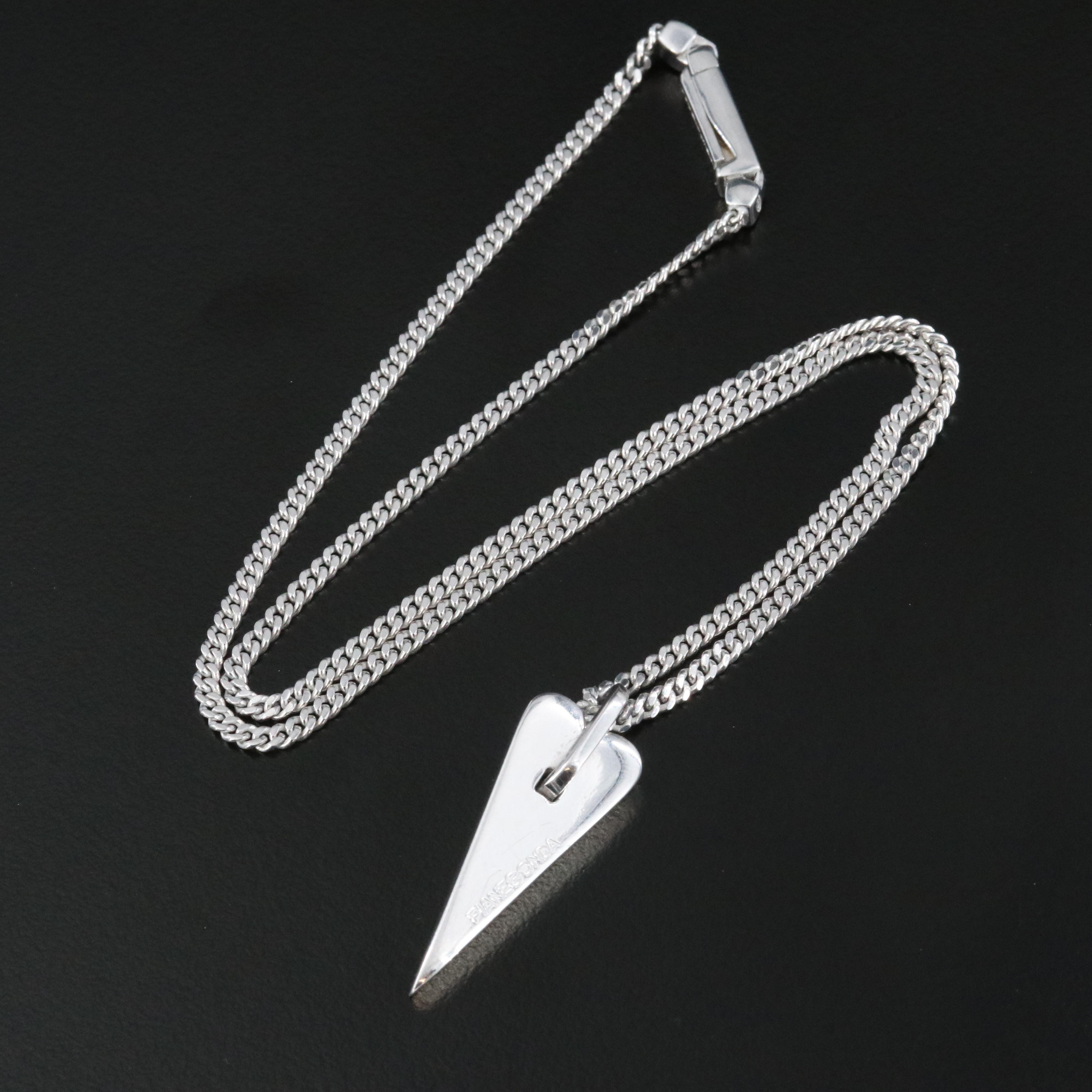 Pianegonda Sterling Lovesick Heart Necklace