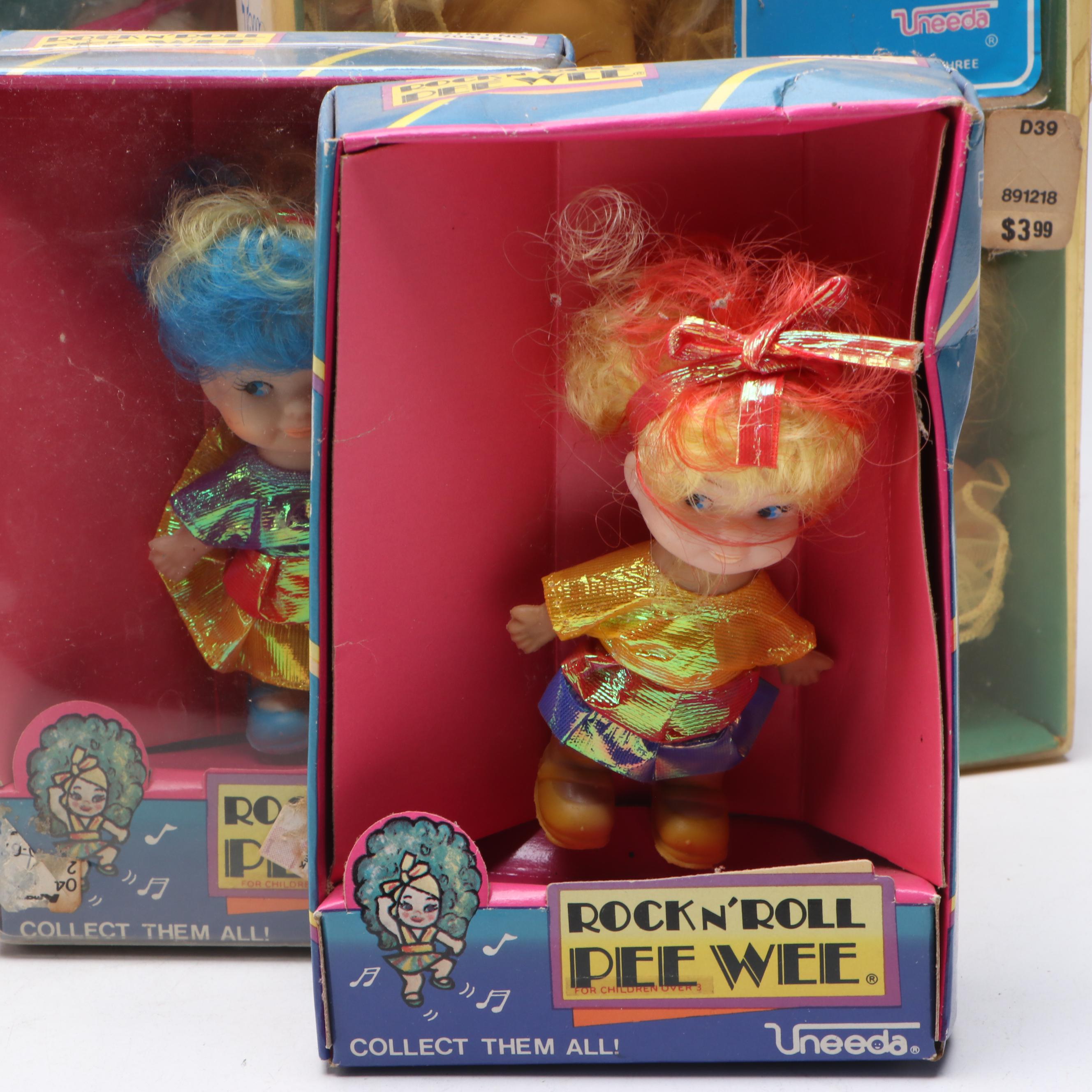 Uneeda "Pampered Baby," "Rock N' Roll PeeWee," and More Dolls