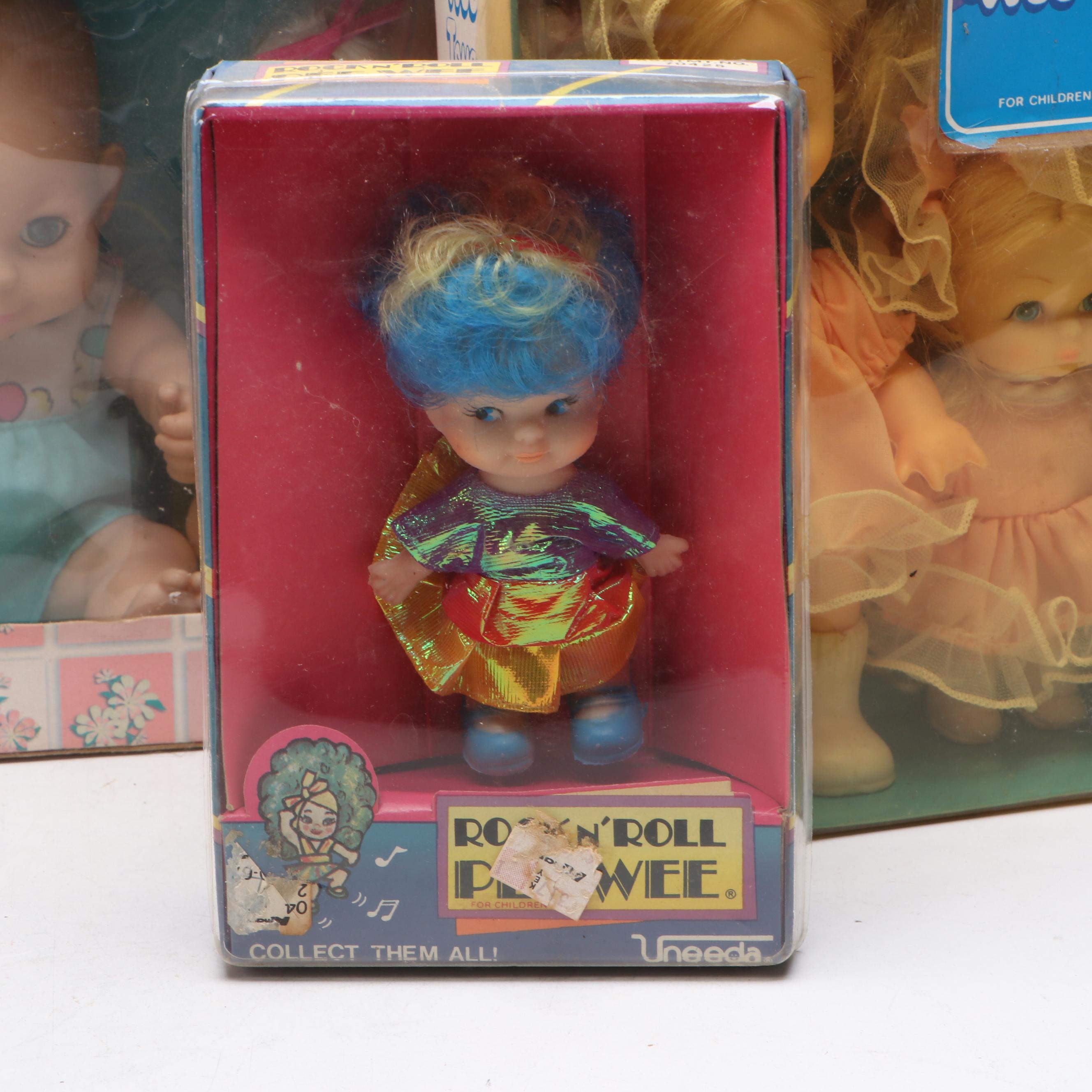 Uneeda "Pampered Baby," "Rock N' Roll PeeWee," and More Dolls