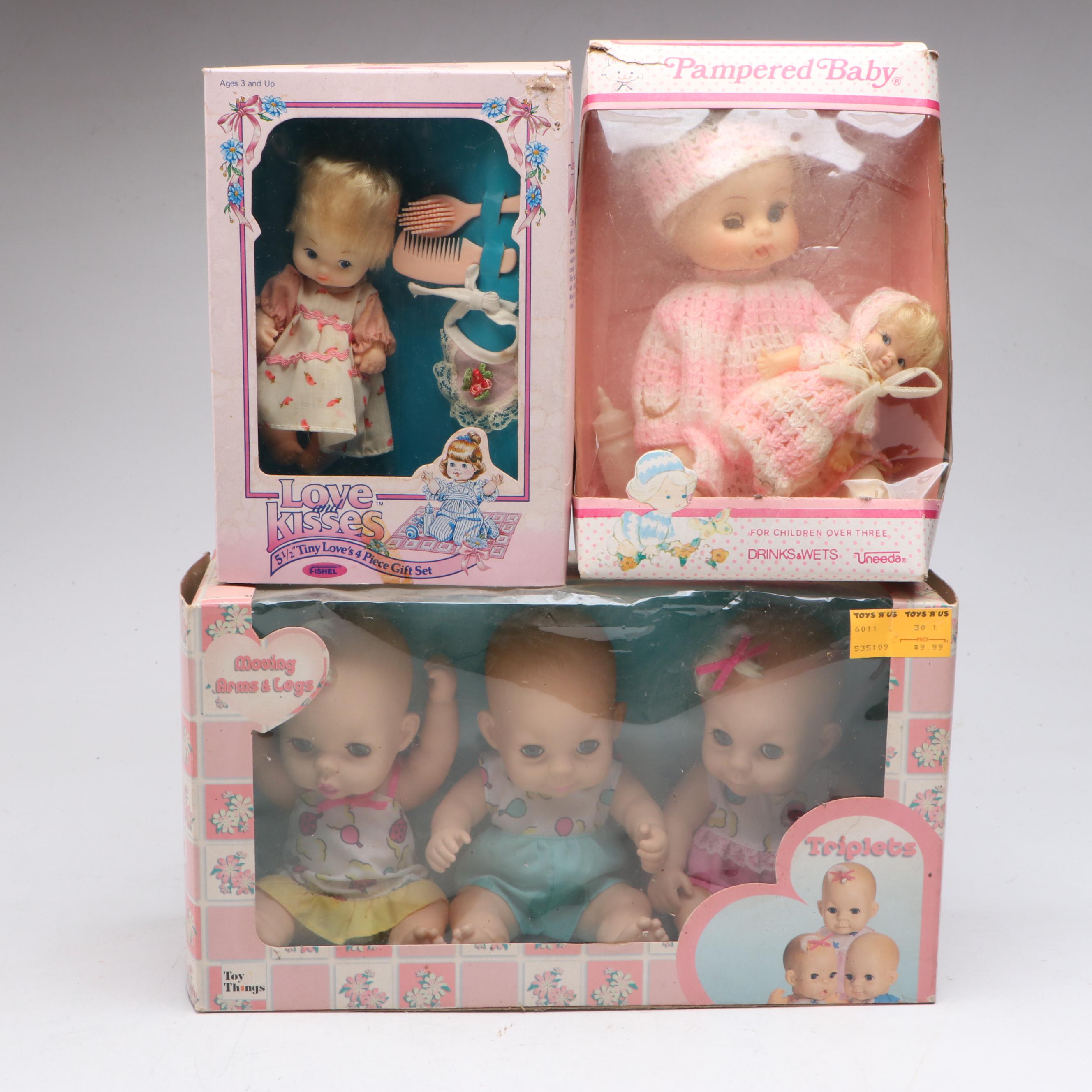 Uneeda "Pampered Baby," "Rock N' Roll PeeWee," and More Dolls