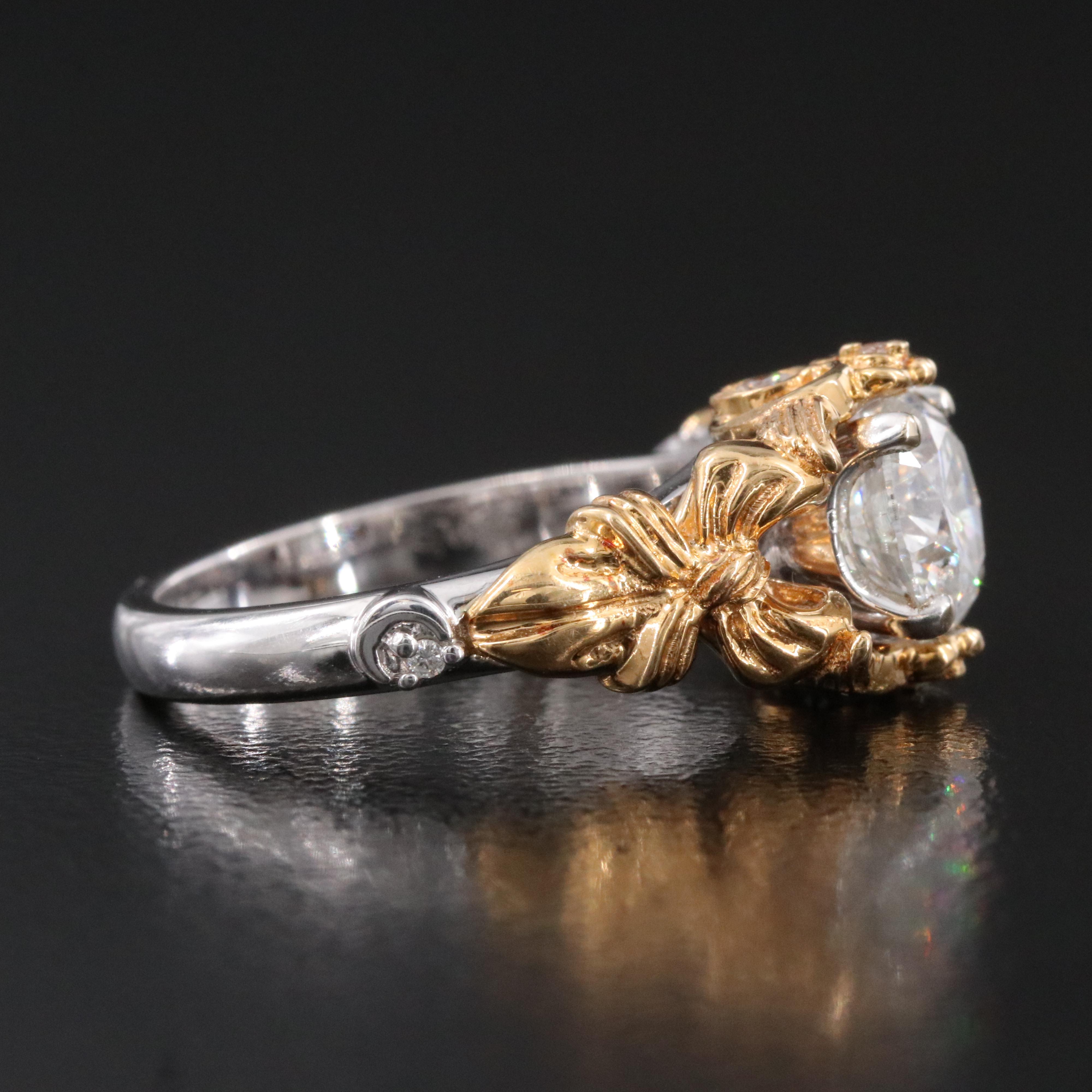 18K 1.06 CTW Diamond Two-Tone Ring