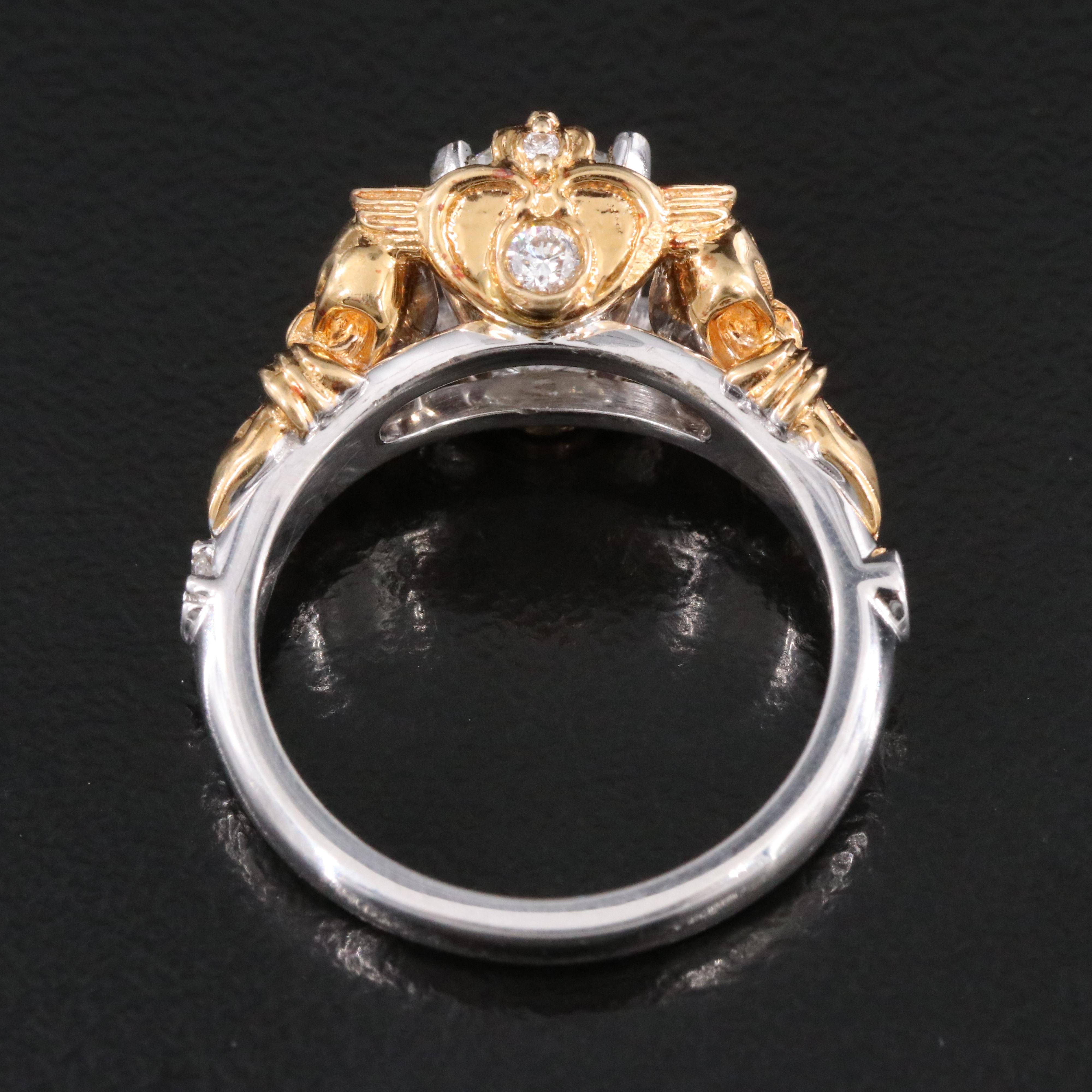 18K 1.06 CTW Diamond Two-Tone Ring