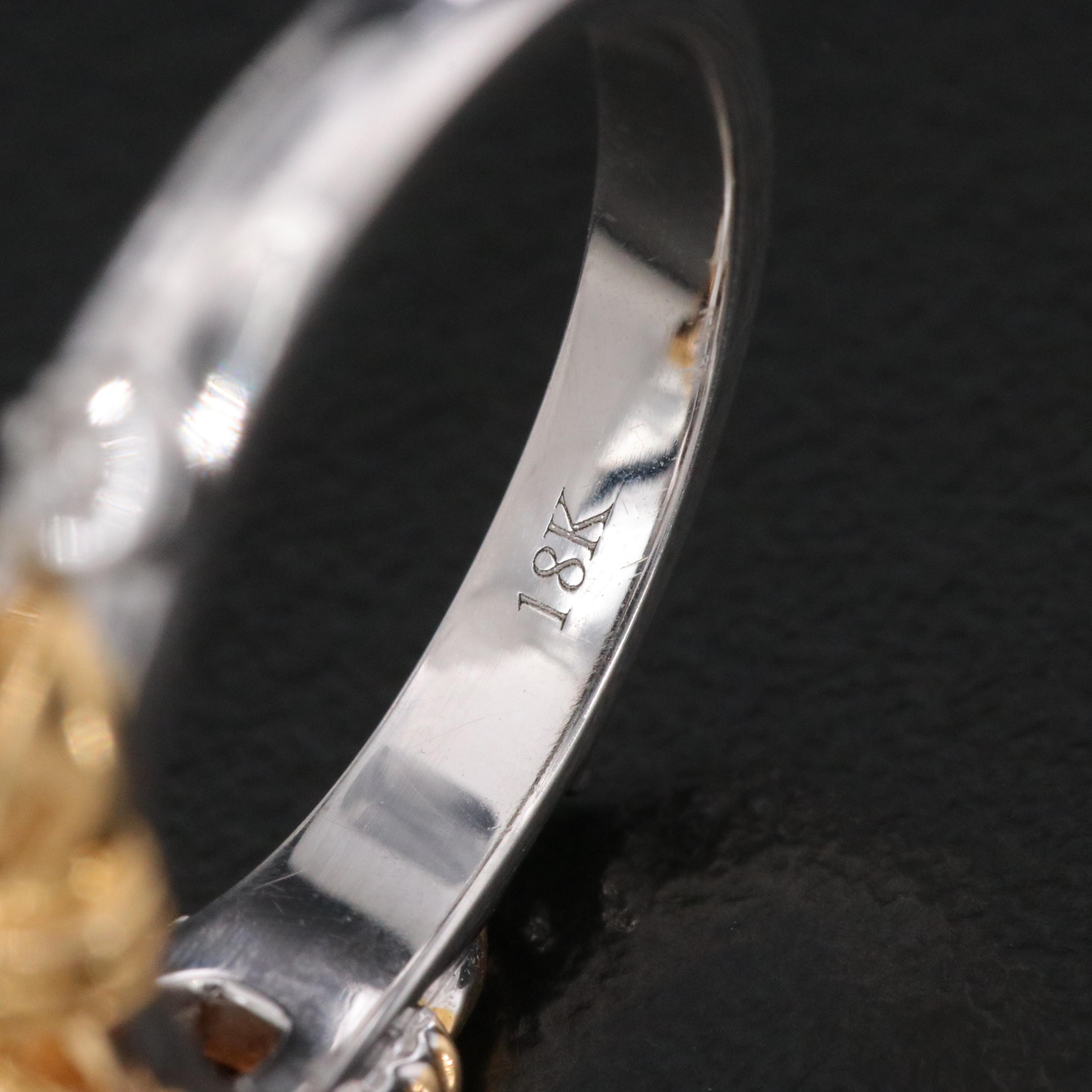 18K 1.06 CTW Diamond Two-Tone Ring