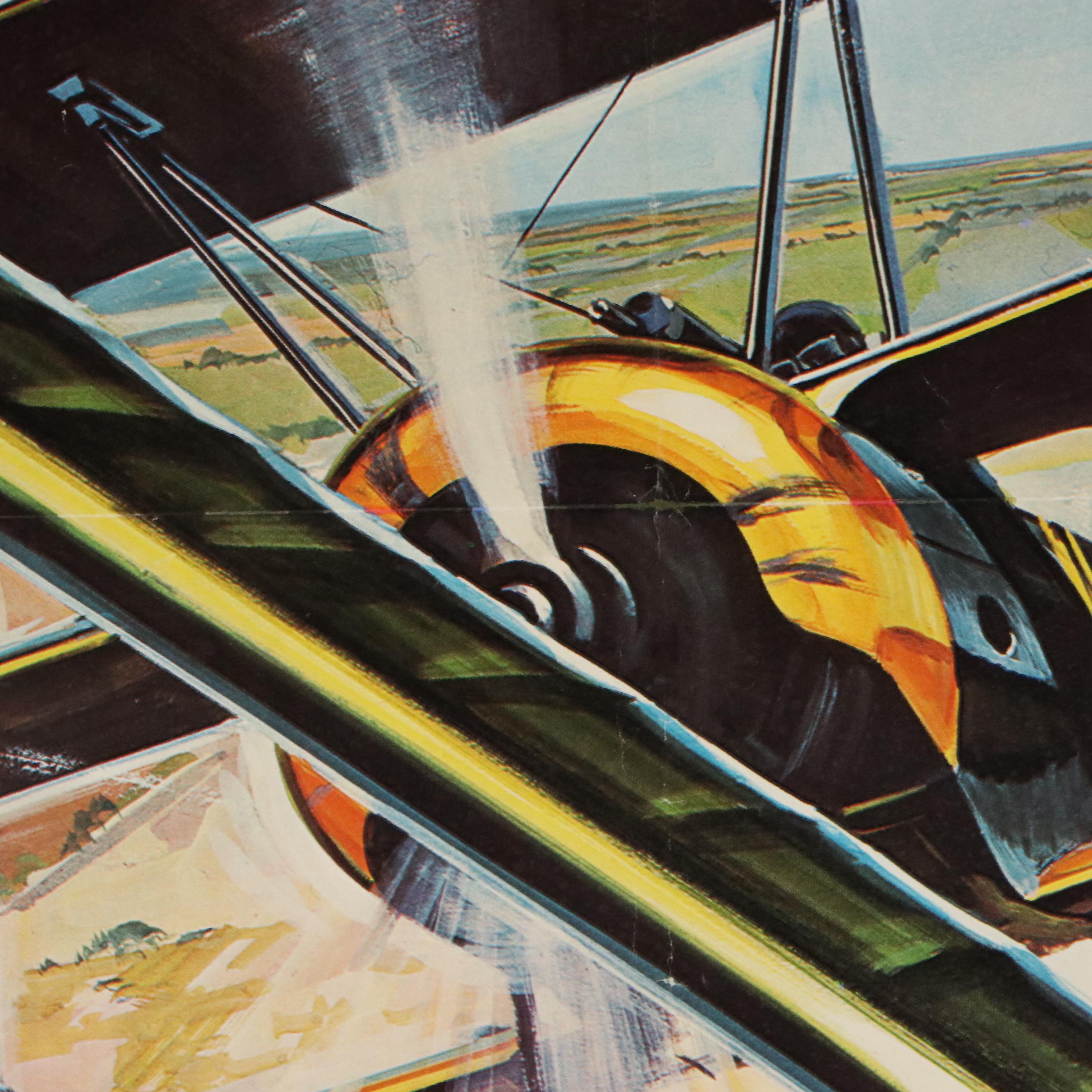 "The Great Waldo Pepper" Offset Lithograph Movie Poster, 1975