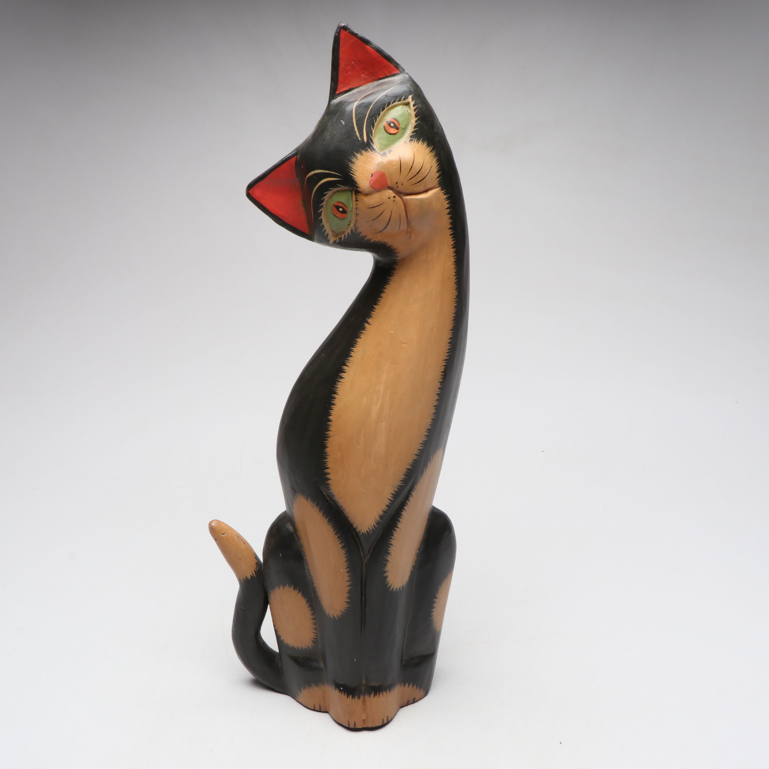 Brimm's and Other Porcelain Dogs with Carved Wooden Animals