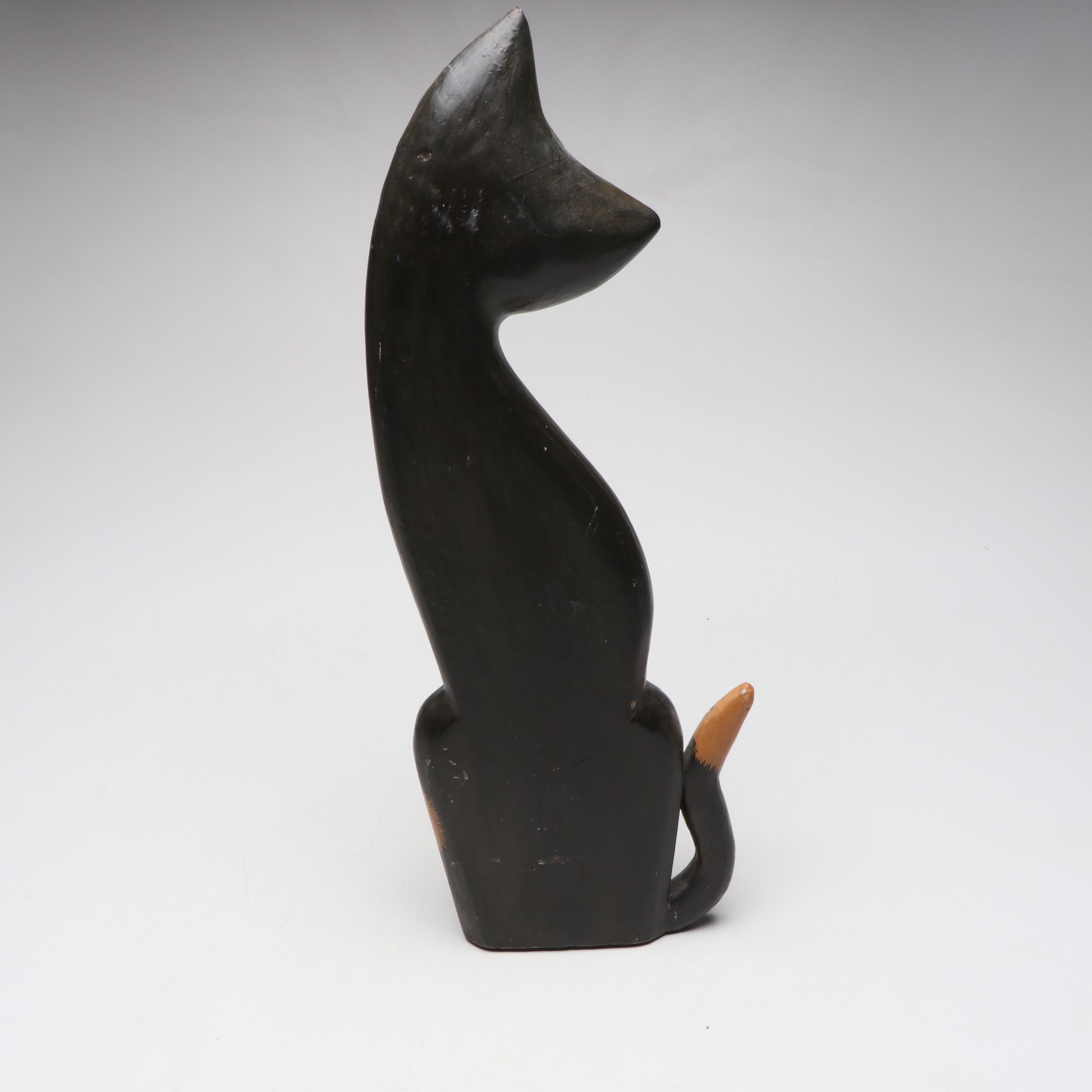 Brimm's and Other Porcelain Dogs with Carved Wooden Animals