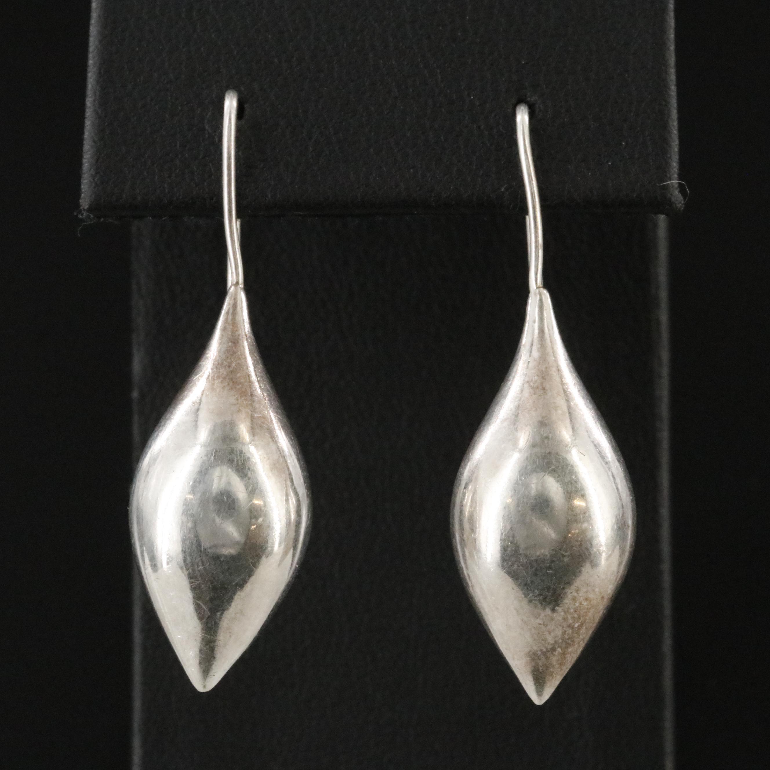 Michael Dawkins Sterling Drop Earrings