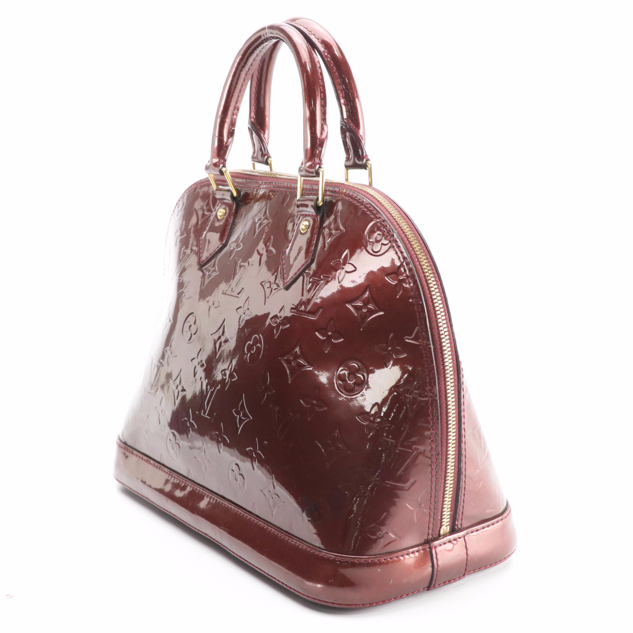 Louis Vuitton Alma PM Handbag in Vernis Leather