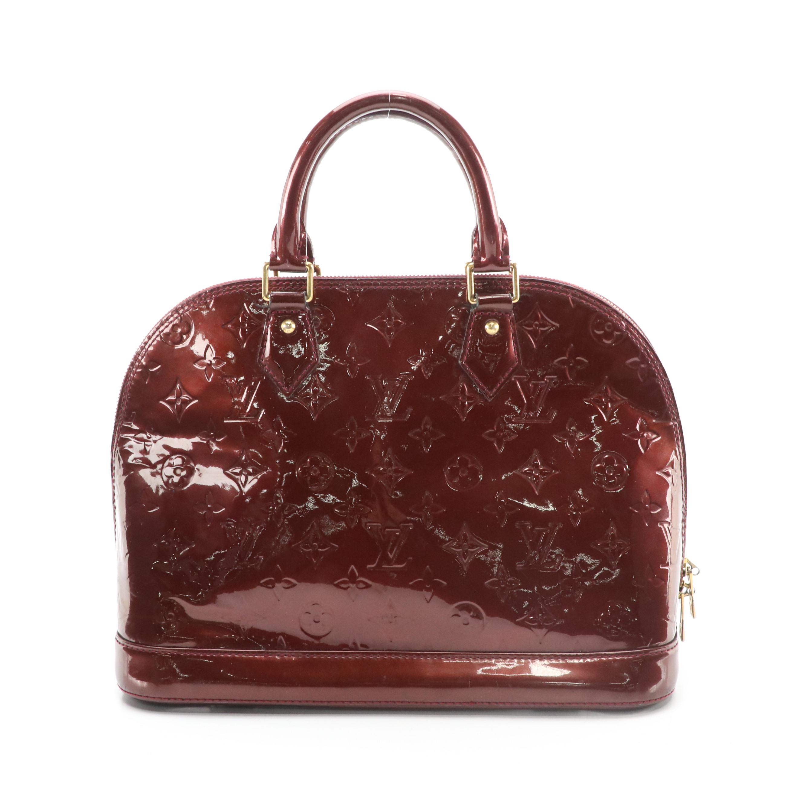 Louis Vuitton Alma PM Handbag in Vernis Leather