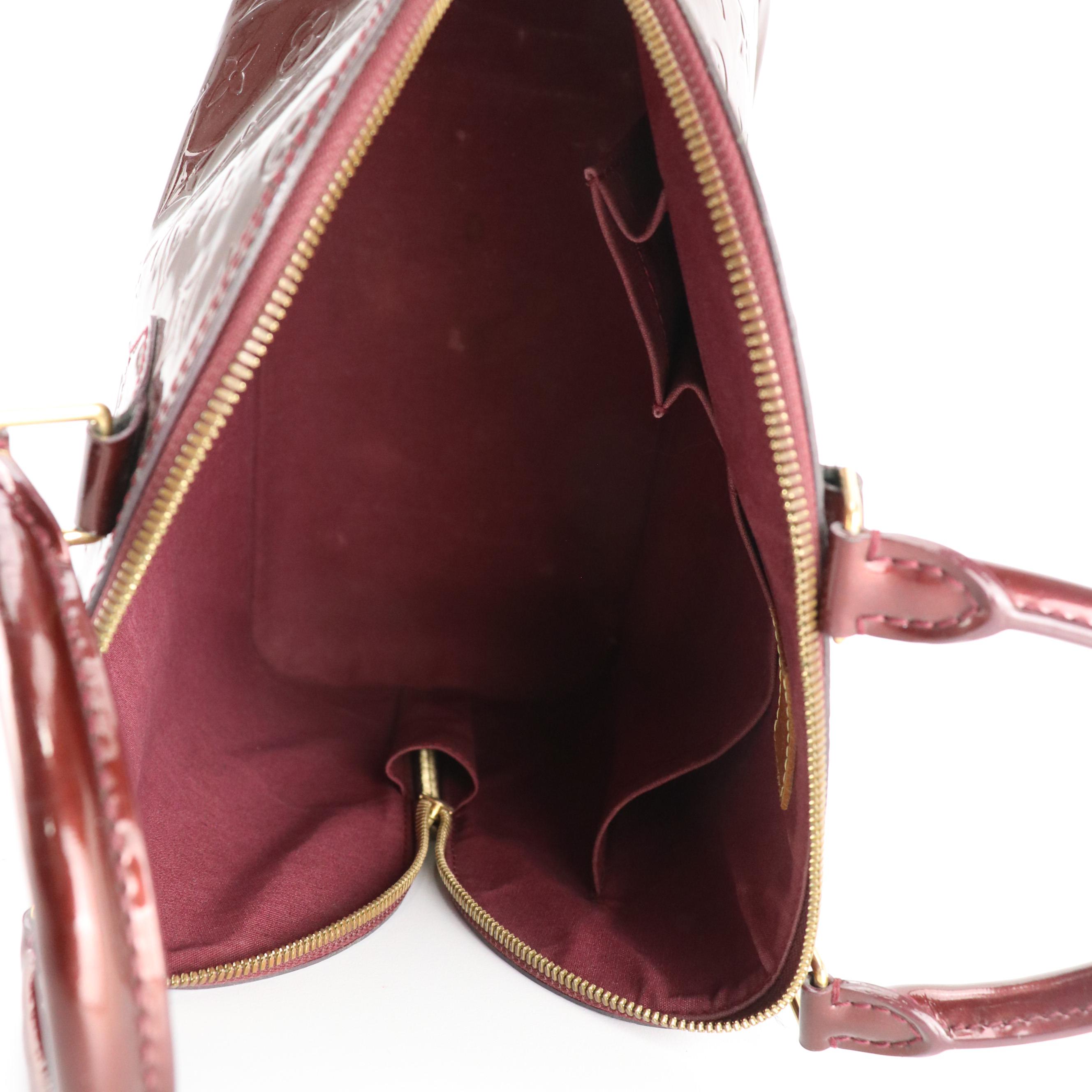 Louis Vuitton Alma PM Handbag in Vernis Leather