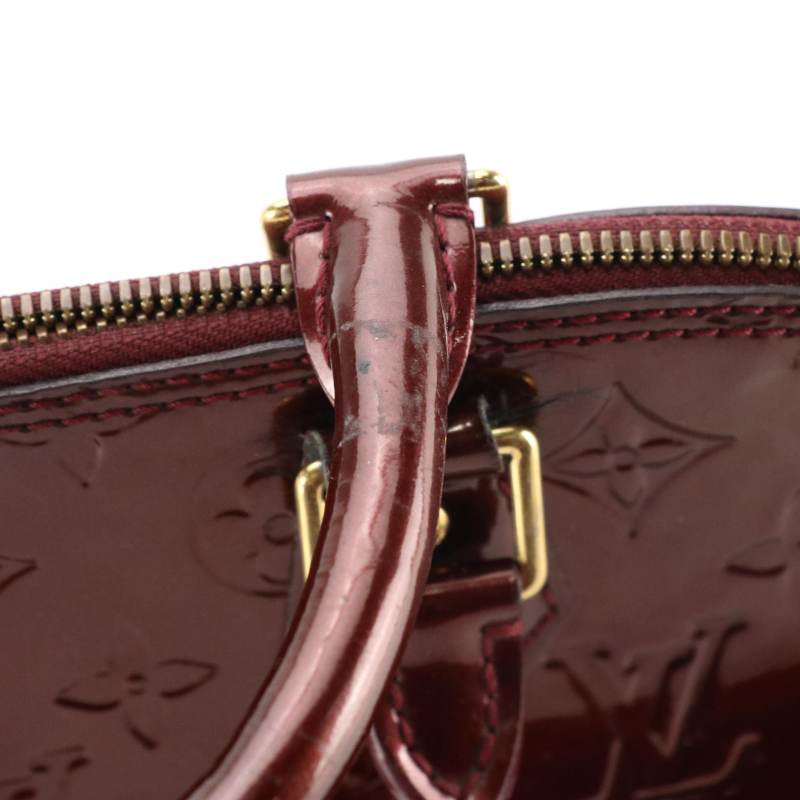 Louis Vuitton Alma PM Handbag in Vernis Leather