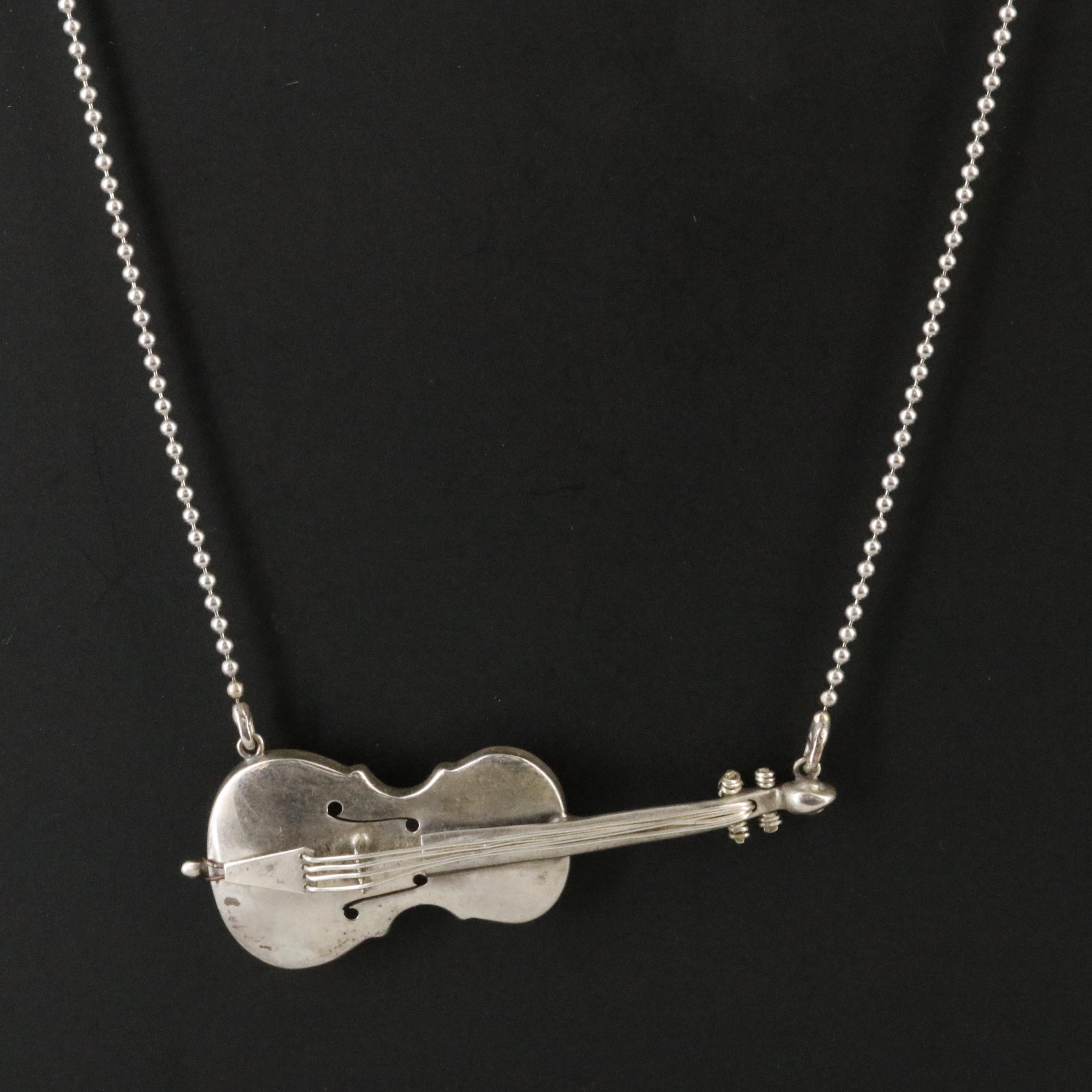 Sterling Chello Necklace