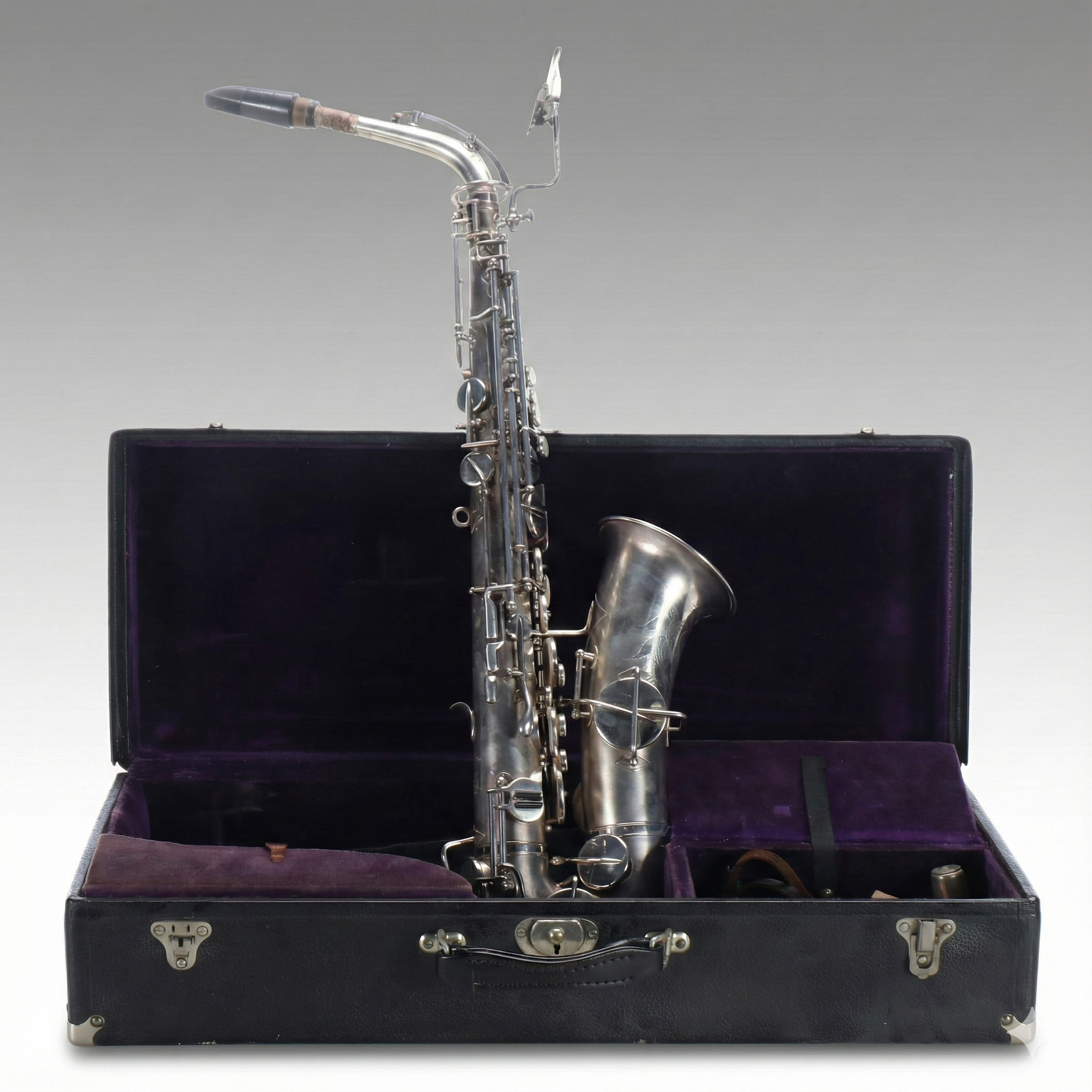 Buescher Alto Saxophone with Hardside Case and Accessories