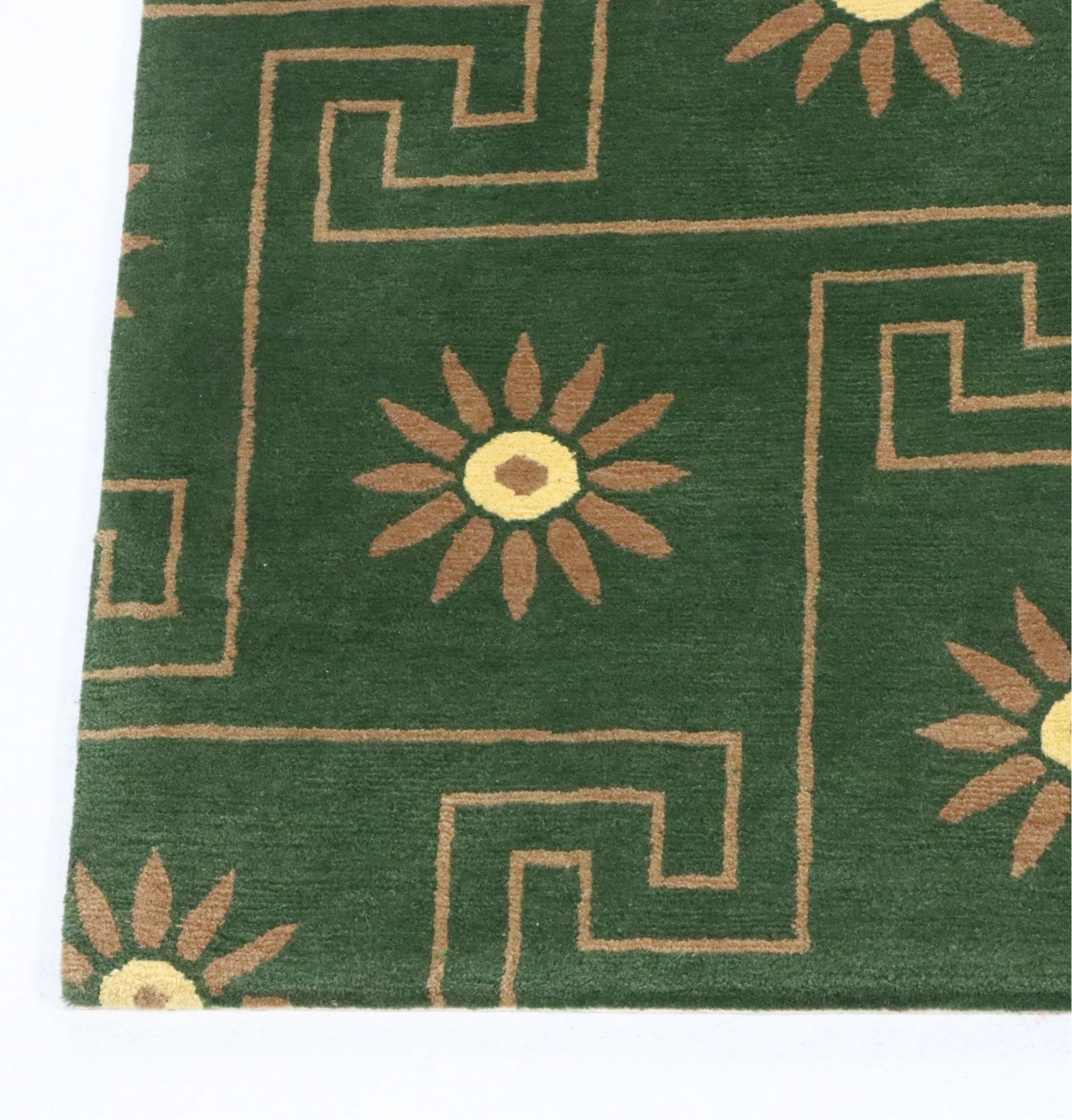 8'11 x 9'11 Hand-Knotted Nepalese Modern Area Rug