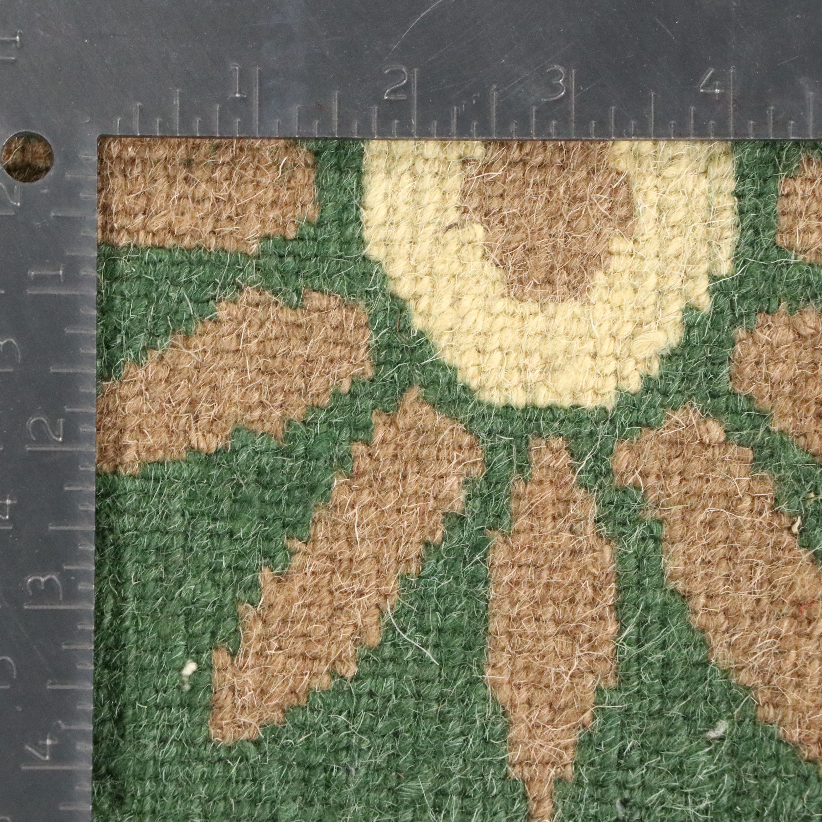 8'11 x 9'11 Hand-Knotted Nepalese Modern Area Rug